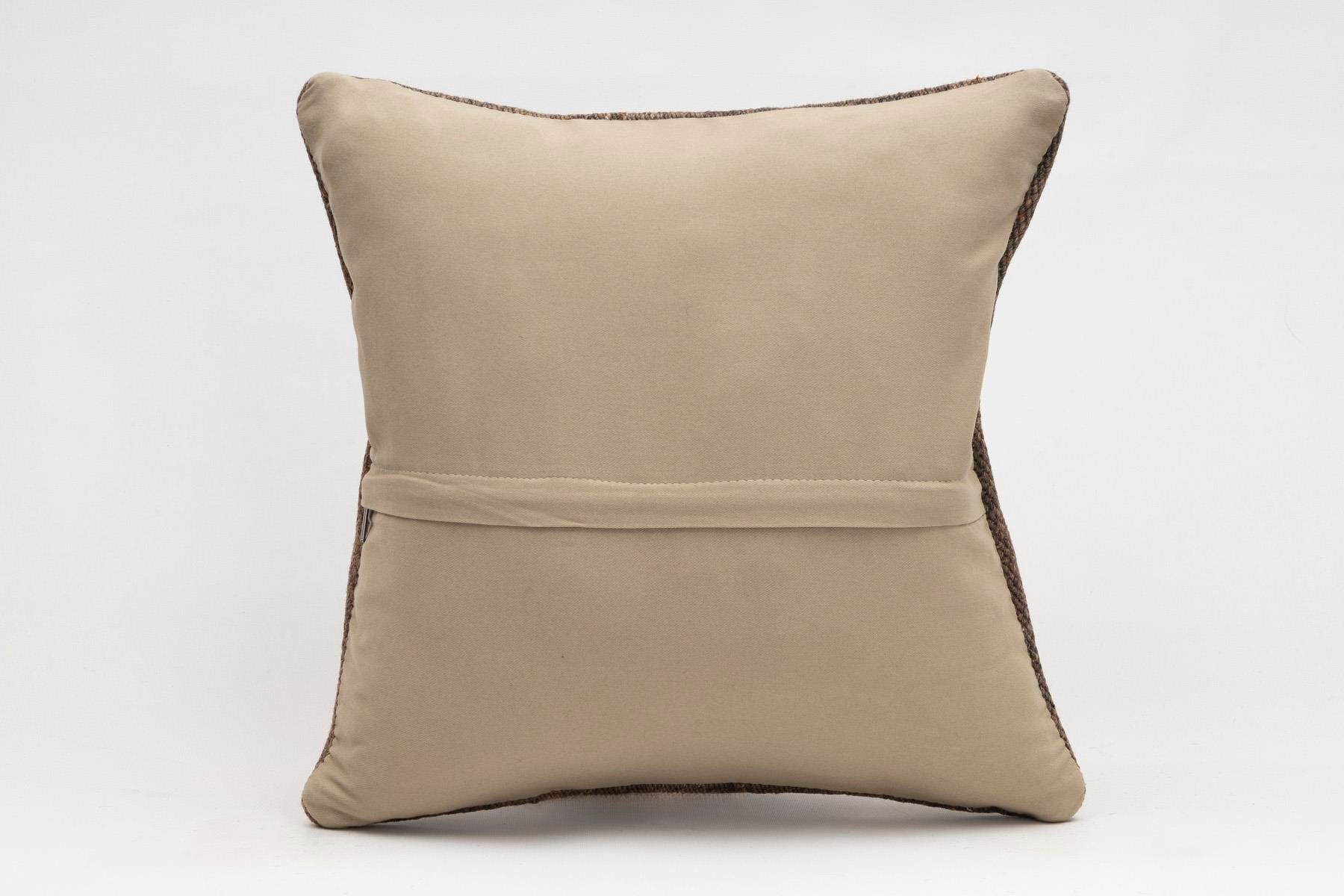 16x16 inches (40x40 cm) Kilim Pillow | KILIM WHOLESALE - Vintage Handmade Pillows - Vintage Handmade Kilim Rugs - It is 100% wool. Artistic and historical rugs. Old handwoven rugs. - Online hand woven rugs and kilim cushions sales. Shipping to a