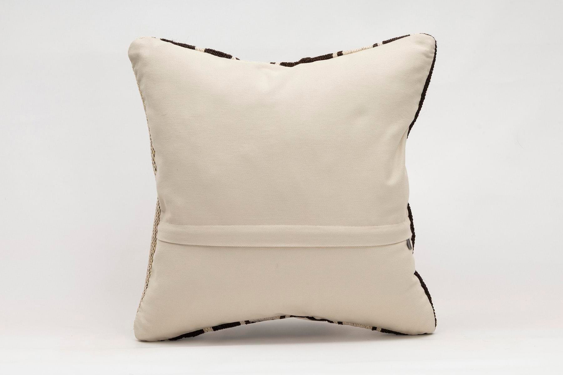 16x16 inches (40x40 cm) Kilim Pillow | KILIM WHOLESALE - Vintage Handmade Pillows - Vintage Handmade Kilim Rugs - It is 100% wool. Artistic and historical rugs. Old handwoven rugs. - Online hand woven rugs and kilim cushions sales. Shipping to a