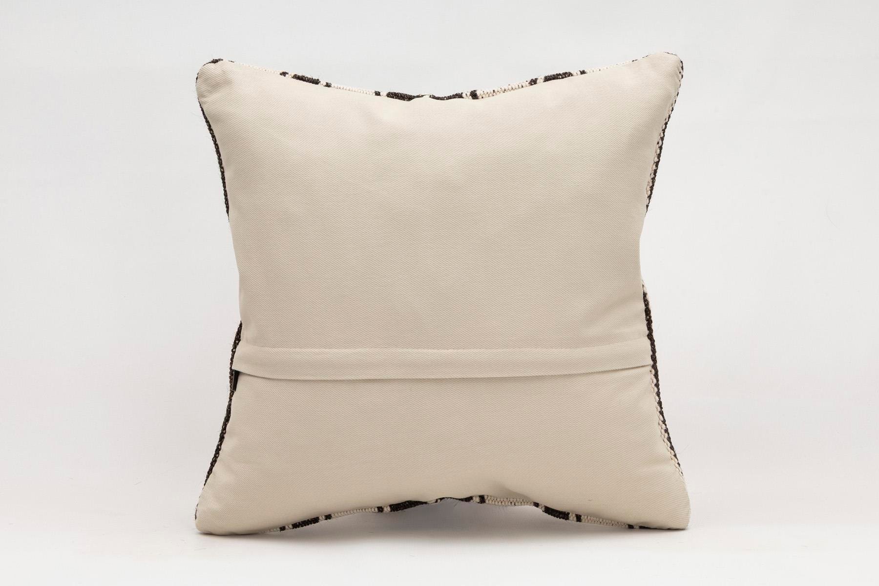 16x16 inches (40x40 cm) Kilim Pillow | KILIM WHOLESALE - Vintage Handmade Pillows - Vintage Handmade Kilim Rugs - It is 100% wool. Artistic and historical rugs. Old handwoven rugs. - Online hand woven rugs and kilim cushions sales. Shipping to a