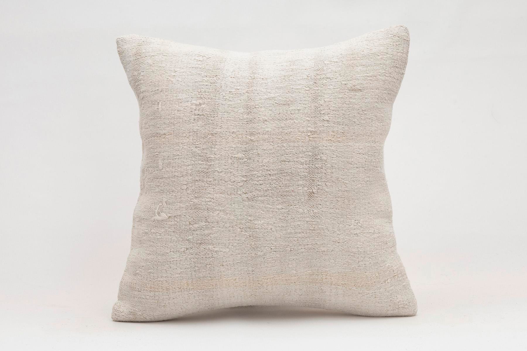 16x16 inches (40x40 cm) Kilim Pillow | KILIM WHOLESALE - Vintage Handmade Pillows - Vintage Handmade Kilim Rugs - It is 100% wool. Artistic and historical rugs. Old handwoven rugs. - Online hand woven rugs and kilim cushions sales. Shipping to a