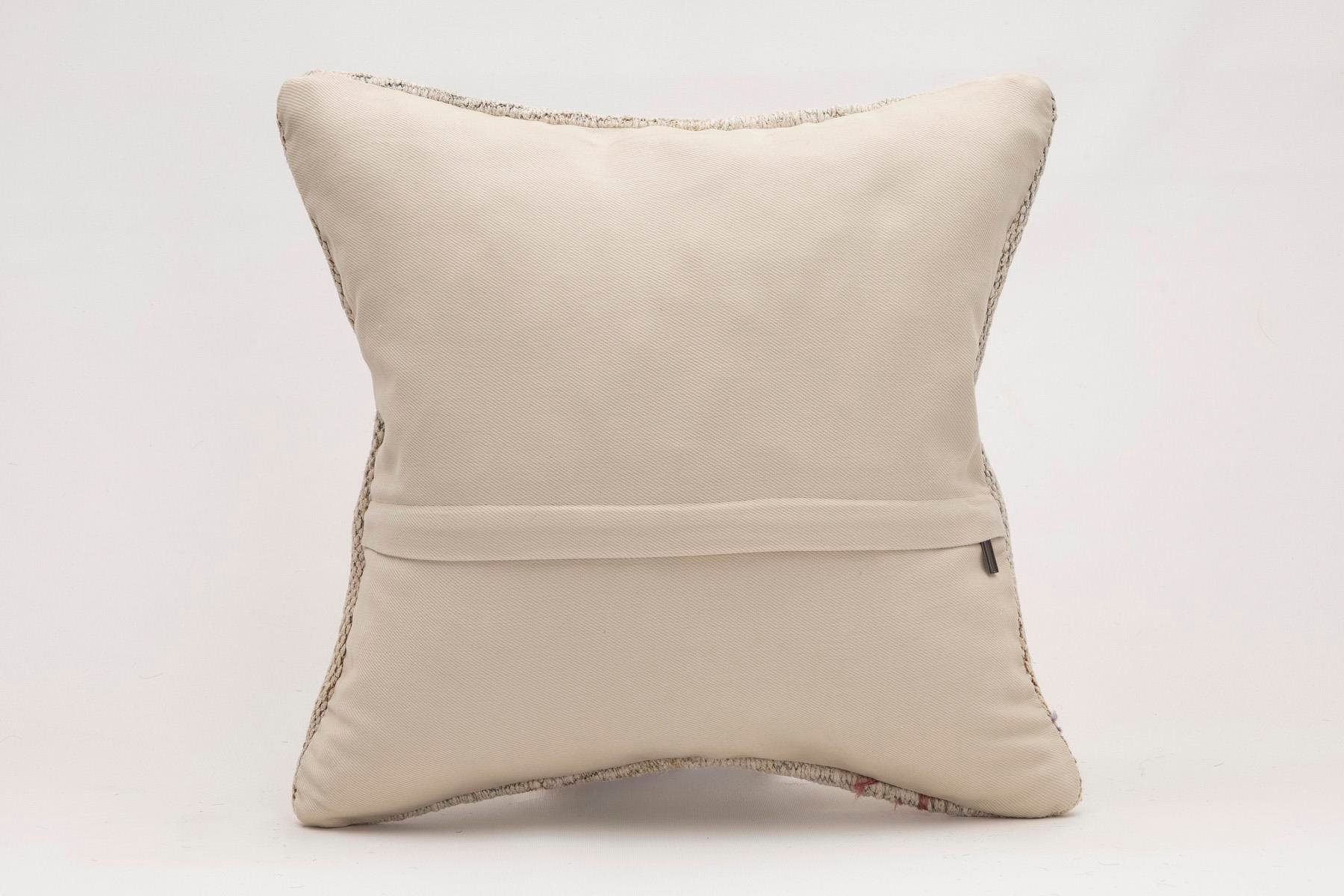 16x16 inches (40x40 cm) Kilim Pillow | KILIM WHOLESALE - Vintage Handmade Pillows - Vintage Handmade Kilim Rugs - It is 100% wool. Artistic and historical rugs. Old handwoven rugs. - Online hand woven rugs and kilim cushions sales. Shipping to a