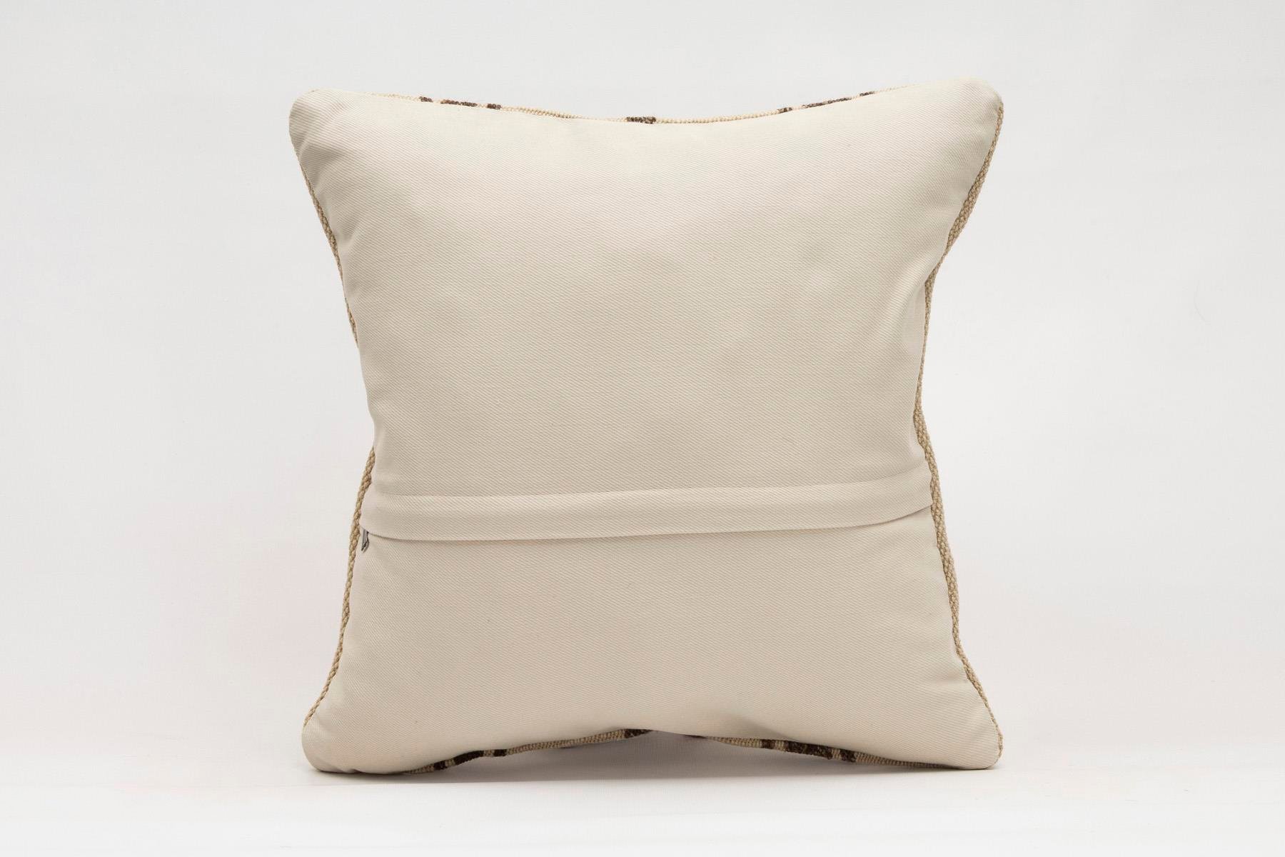 16x16 inches (40x40 cm) Kilim Pillow | KILIM WHOLESALE - Vintage Handmade Pillows - Vintage Handmade Kilim Rugs - It is 100% wool. Artistic and historical rugs. Old handwoven rugs. - Online hand woven rugs and kilim cushions sales. Shipping to a