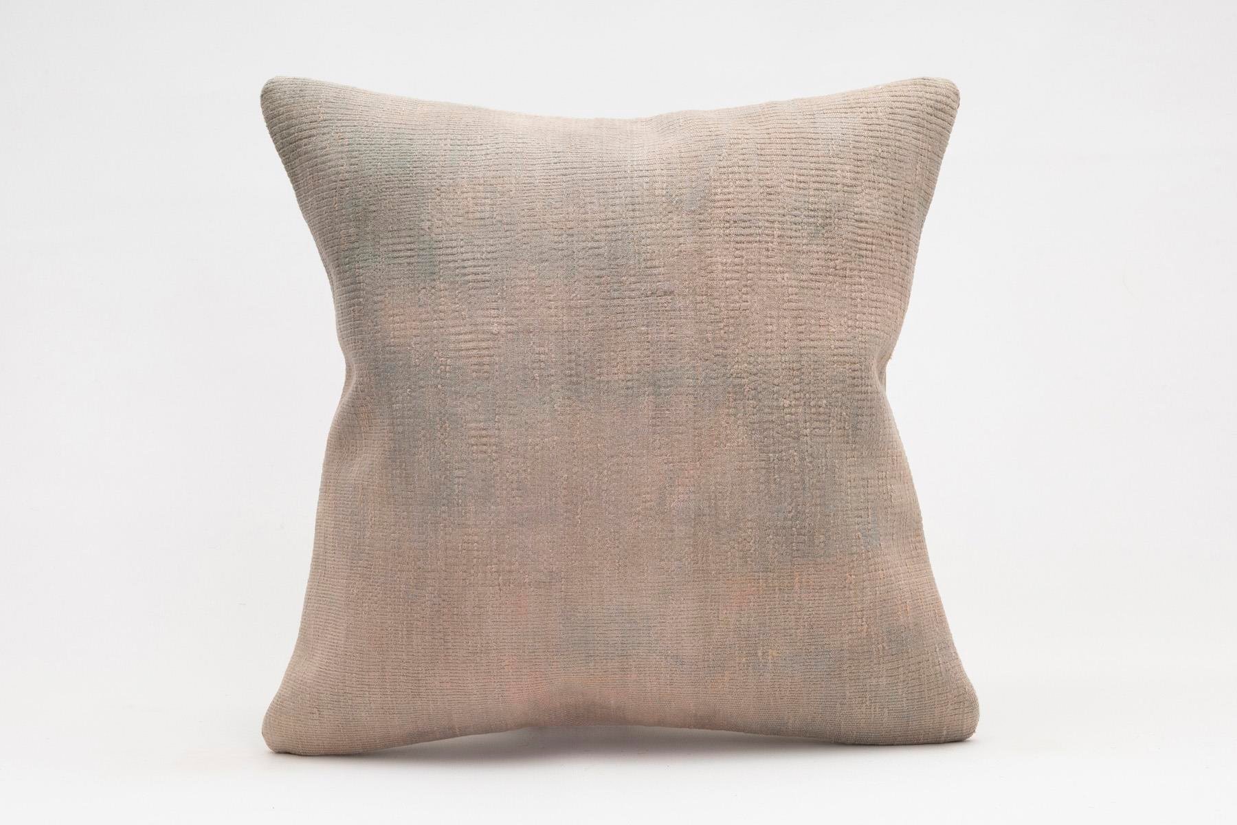 16x16 inches (40x40 cm) Kilim Pillow | KILIM WHOLESALE - Vintage Handmade Pillows - Vintage Handmade Kilim Rugs - It is 100% wool. Artistic and historical rugs. Old handwoven rugs. - Online hand woven rugs and kilim cushions sales. Shipping to a