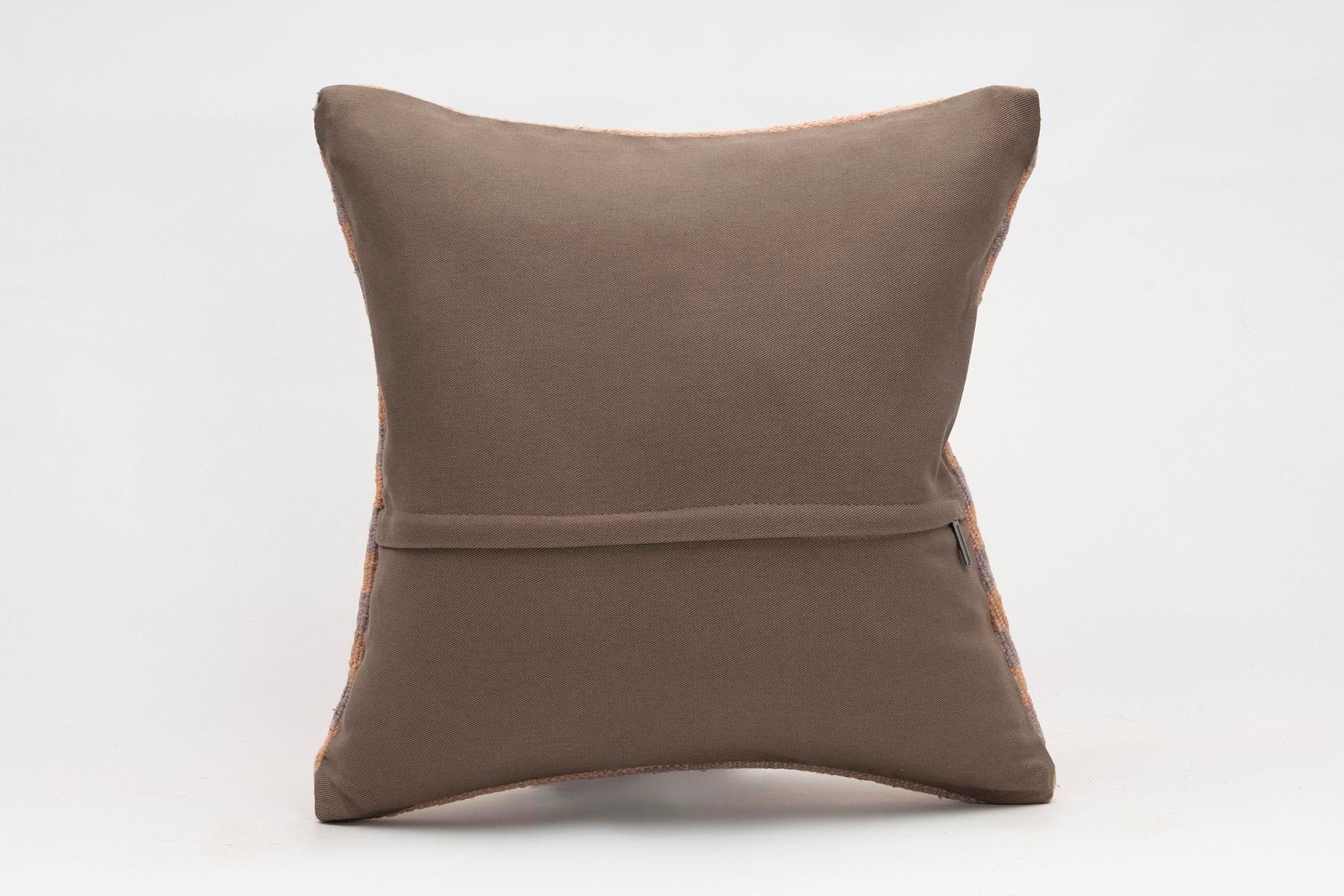 16x16 inches (40x40 cm) Kilim Pillow | KILIM WHOLESALE - Vintage Handmade Pillows - Vintage Handmade Kilim Rugs - It is 100% wool. Artistic and historical rugs. Old handwoven rugs. - Online hand woven rugs and kilim cushions sales. Shipping to a