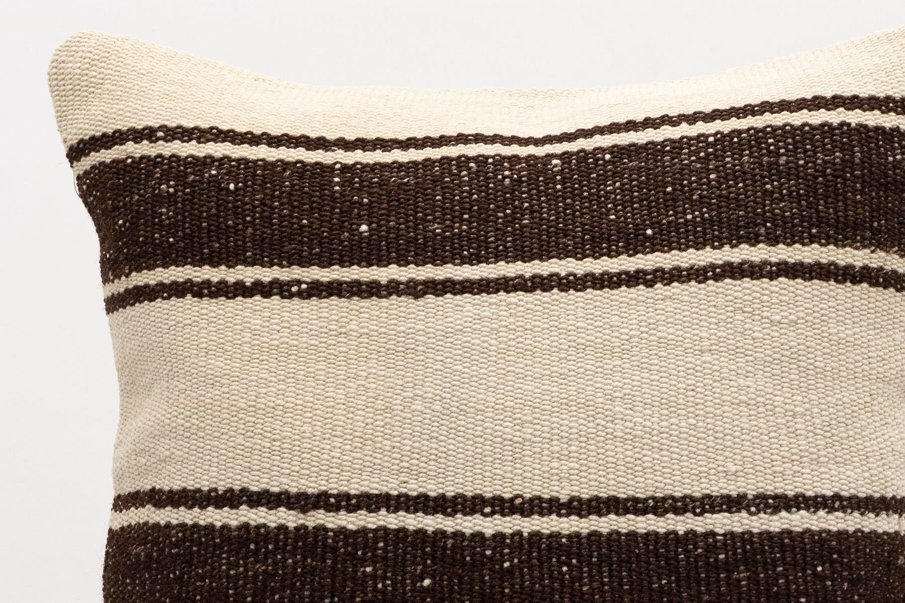 16x16 inches (40x40 cm) Kilim Pillow | KILIM WHOLESALE - Vintage Handmade Pillows - Vintage Handmade Kilim Rugs - It is 100% wool. Artistic and historical rugs. Old handwoven rugs. - Online hand woven rugs and kilim cushions sales. Shipping to a