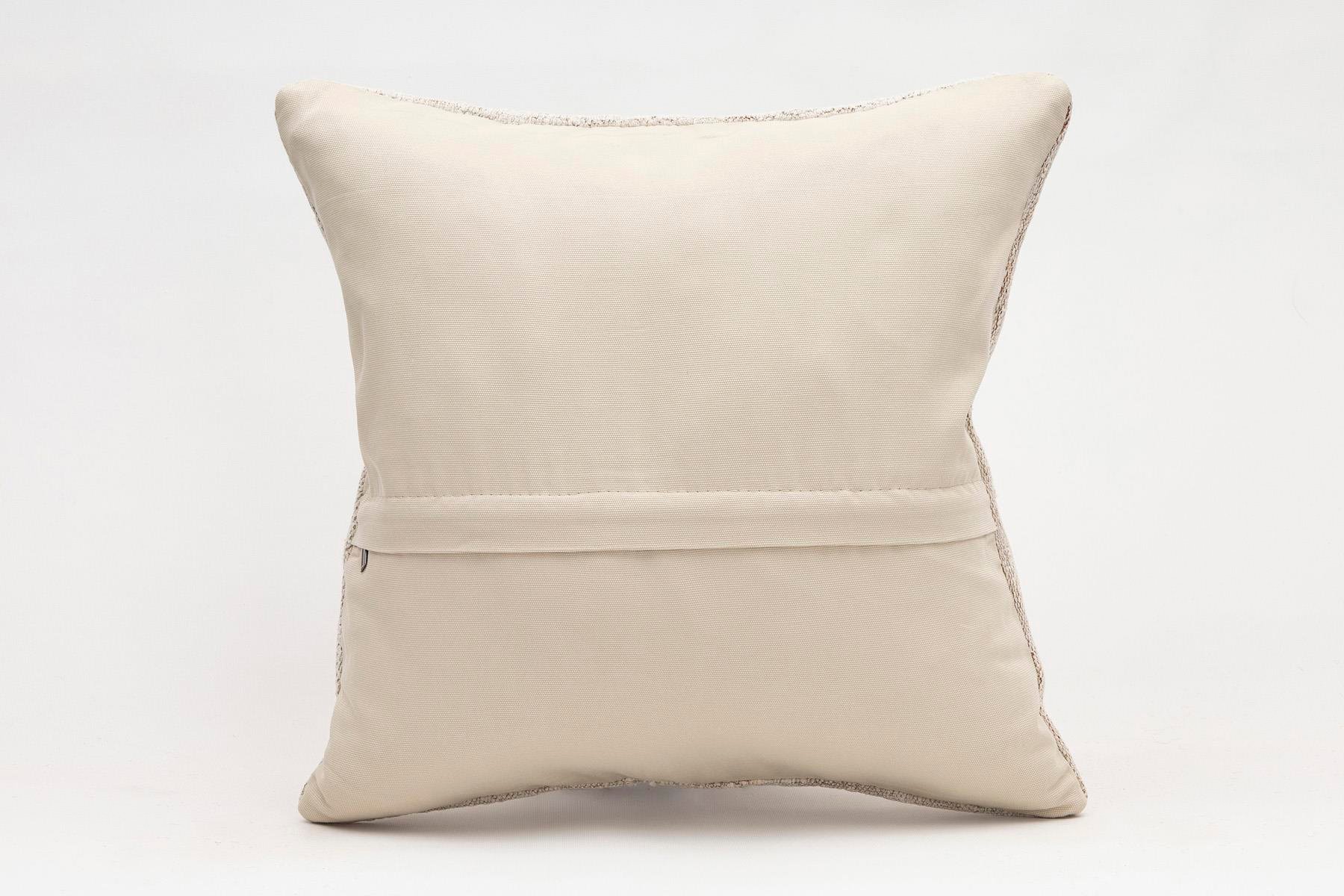 16x16 inches (40x40 cm) Kilim Pillow | KILIM WHOLESALE - Vintage Handmade Pillows - Vintage Handmade Kilim Rugs - It is 100% wool. Artistic and historical rugs. Old handwoven rugs. - Online hand woven rugs and kilim cushions sales. Shipping to a