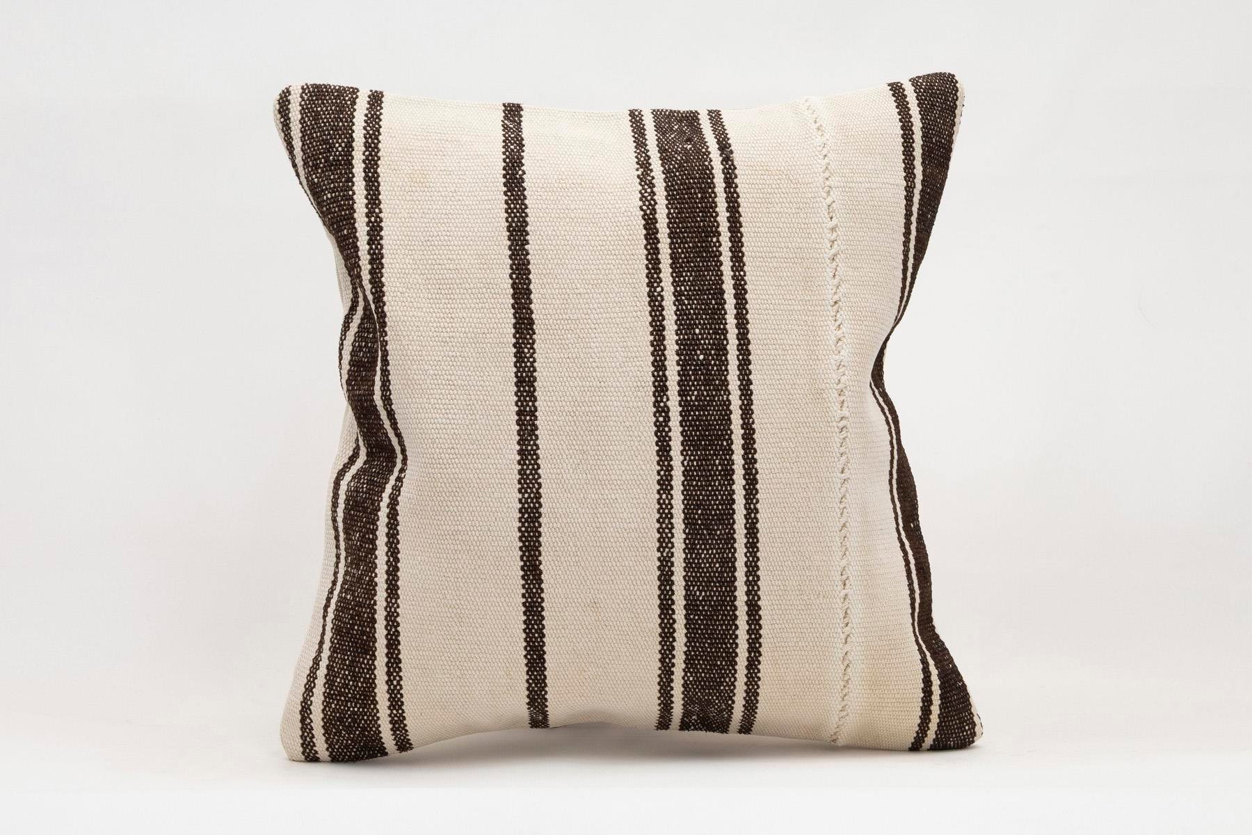 16x16 inches (40x40 cm) Kilim Pillow | KILIM WHOLESALE - Vintage Handmade Pillows - Vintage Handmade Kilim Rugs - It is 100% wool. Artistic and historical rugs. Old handwoven rugs. - Online hand woven rugs and kilim cushions sales. Shipping to a