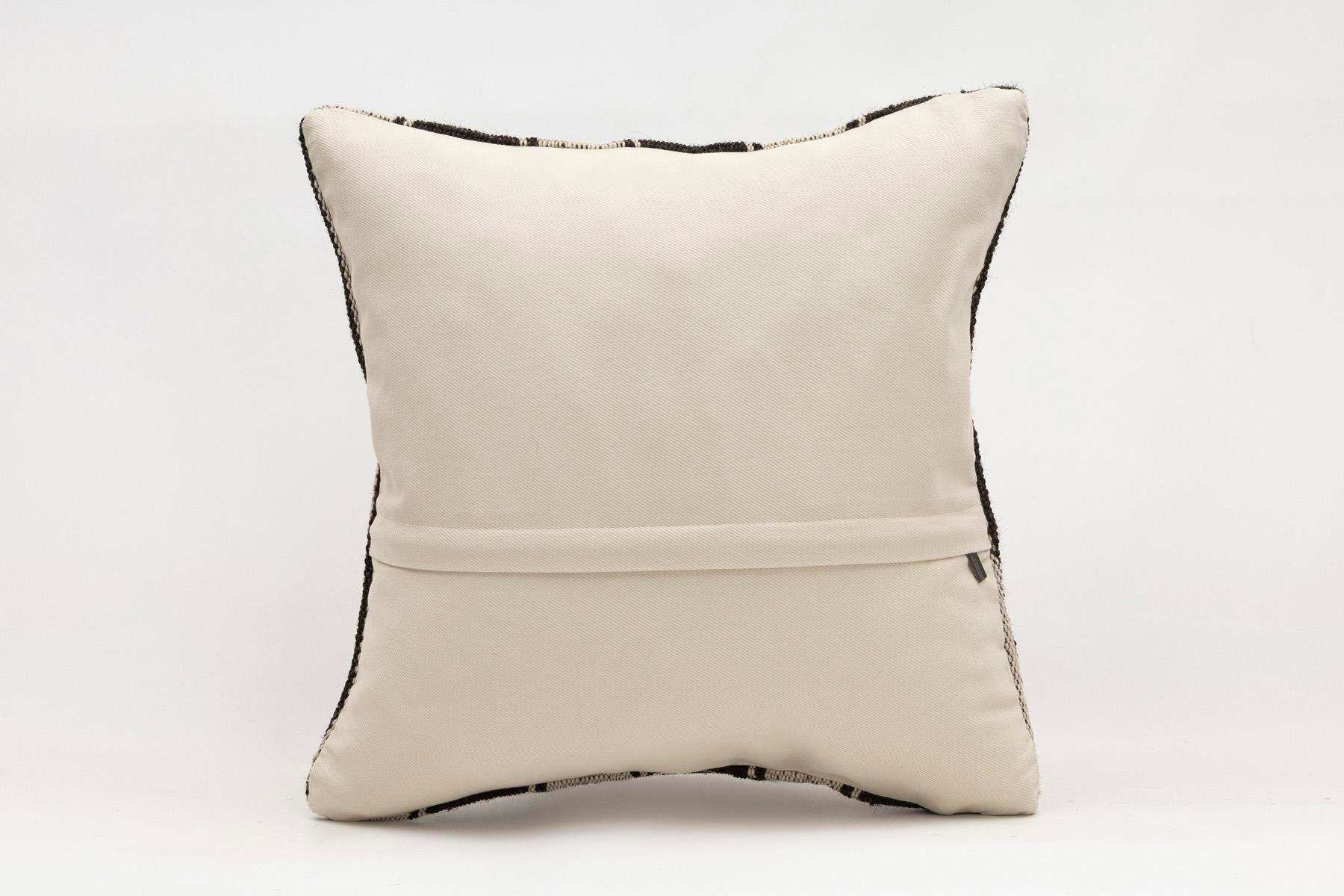 16x16 inches (40x40 cm) Kilim Pillow | KILIM WHOLESALE - Vintage Handmade Pillows - Vintage Handmade Kilim Rugs - It is 100% wool. Artistic and historical rugs. Old handwoven rugs. - Online hand woven rugs and kilim cushions sales. Shipping to a