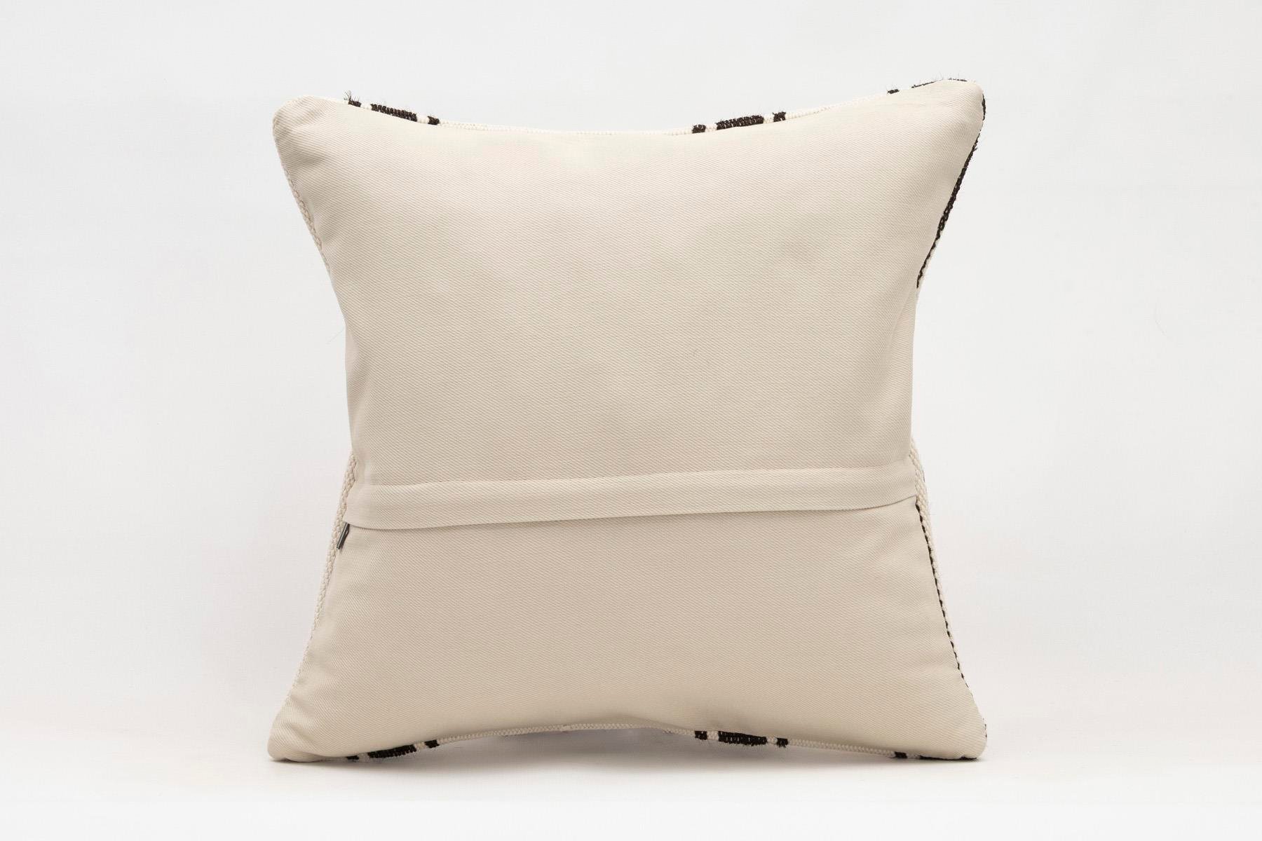 16x16 inches (40x40 cm) Kilim Pillow | KILIM WHOLESALE - Vintage Handmade Pillows - Vintage Handmade Kilim Rugs - It is 100% wool. Artistic and historical rugs. Old handwoven rugs. - Online hand woven rugs and kilim cushions sales. Shipping to a