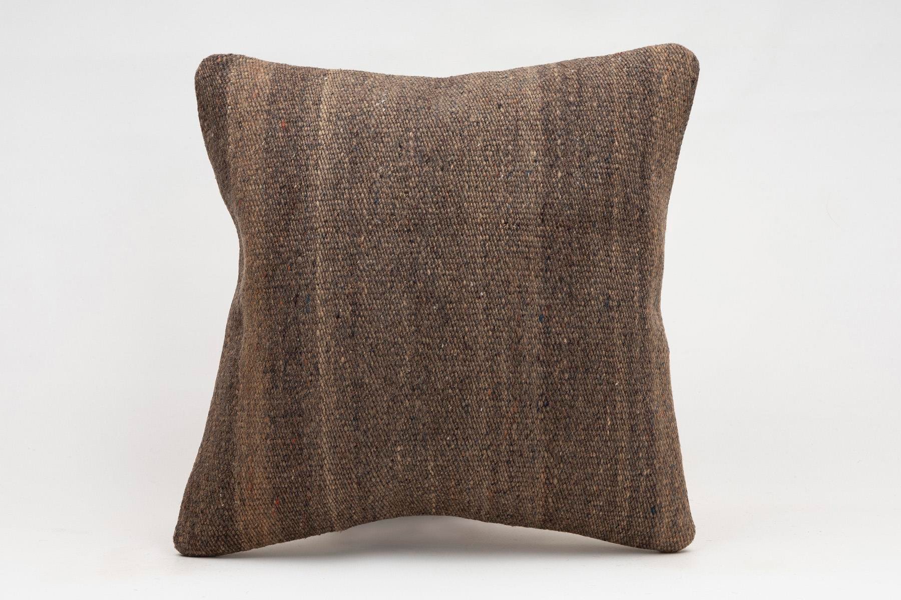 16x16 inches (40x40 cm) Kilim Pillow | KILIM WHOLESALE - Vintage Handmade Pillows - Vintage Handmade Kilim Rugs - It is 100% wool. Artistic and historical rugs. Old handwoven rugs. - Online hand woven rugs and kilim cushions sales. Shipping to a