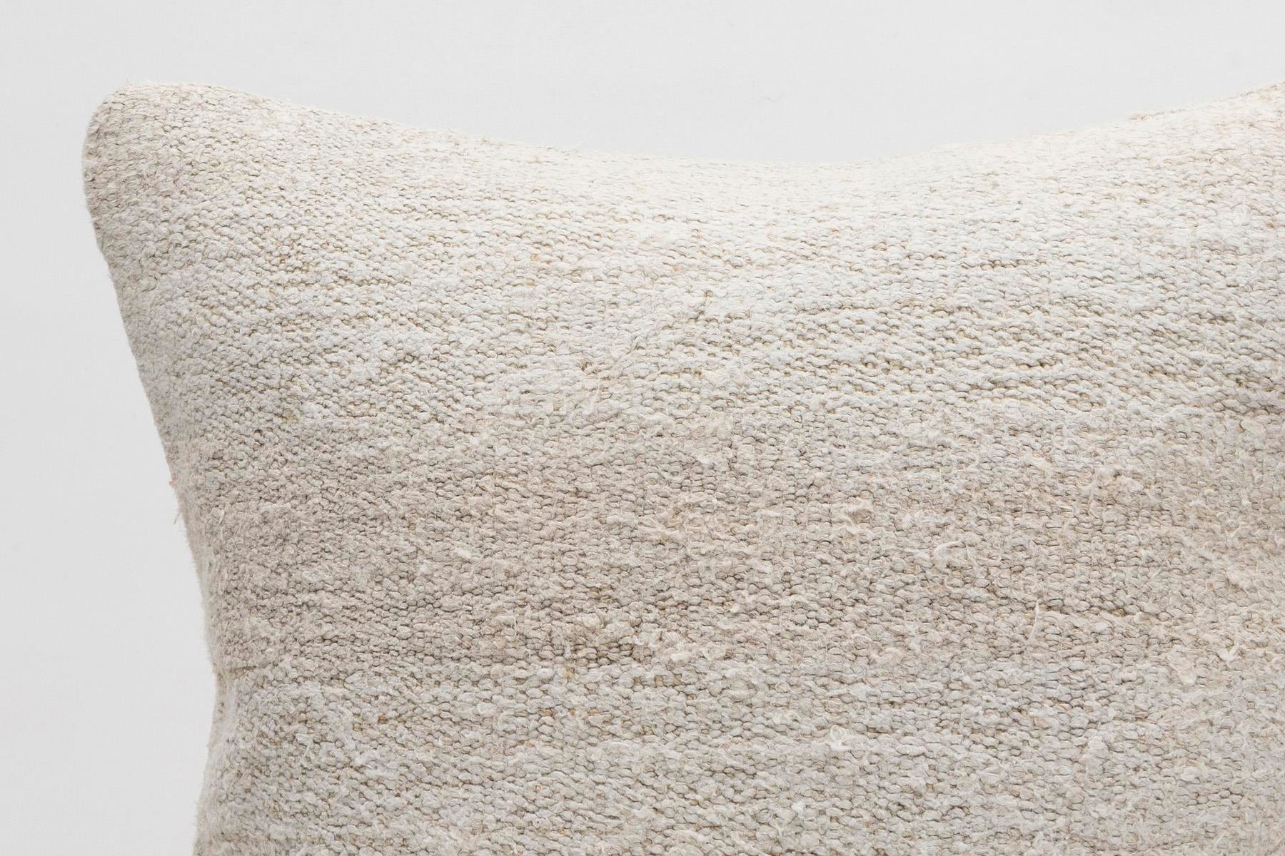 16x16 inches (40x40 cm) Kilim Pillow | KILIM WHOLESALE - Vintage Handmade Pillows - Vintage Handmade Kilim Rugs - It is 100% wool. Artistic and historical rugs. Old handwoven rugs. - Online hand woven rugs and kilim cushions sales. Shipping to a