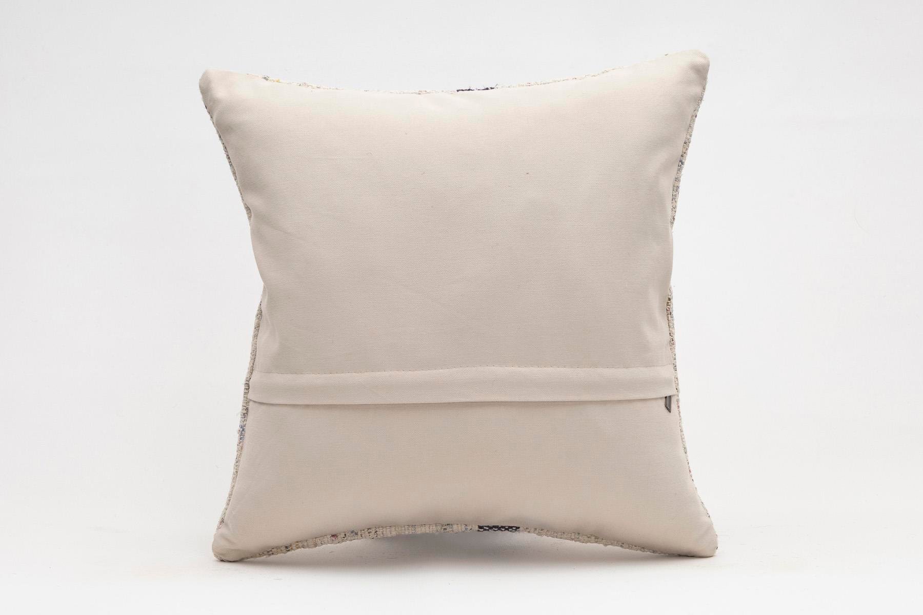 16x16 inches (40x40 cm) Kilim Pillow | KILIM WHOLESALE - Vintage Handmade Pillows - Vintage Handmade Kilim Rugs - It is 100% wool. Artistic and historical rugs. Old handwoven rugs. - Online hand woven rugs and kilim cushions sales. Shipping to a