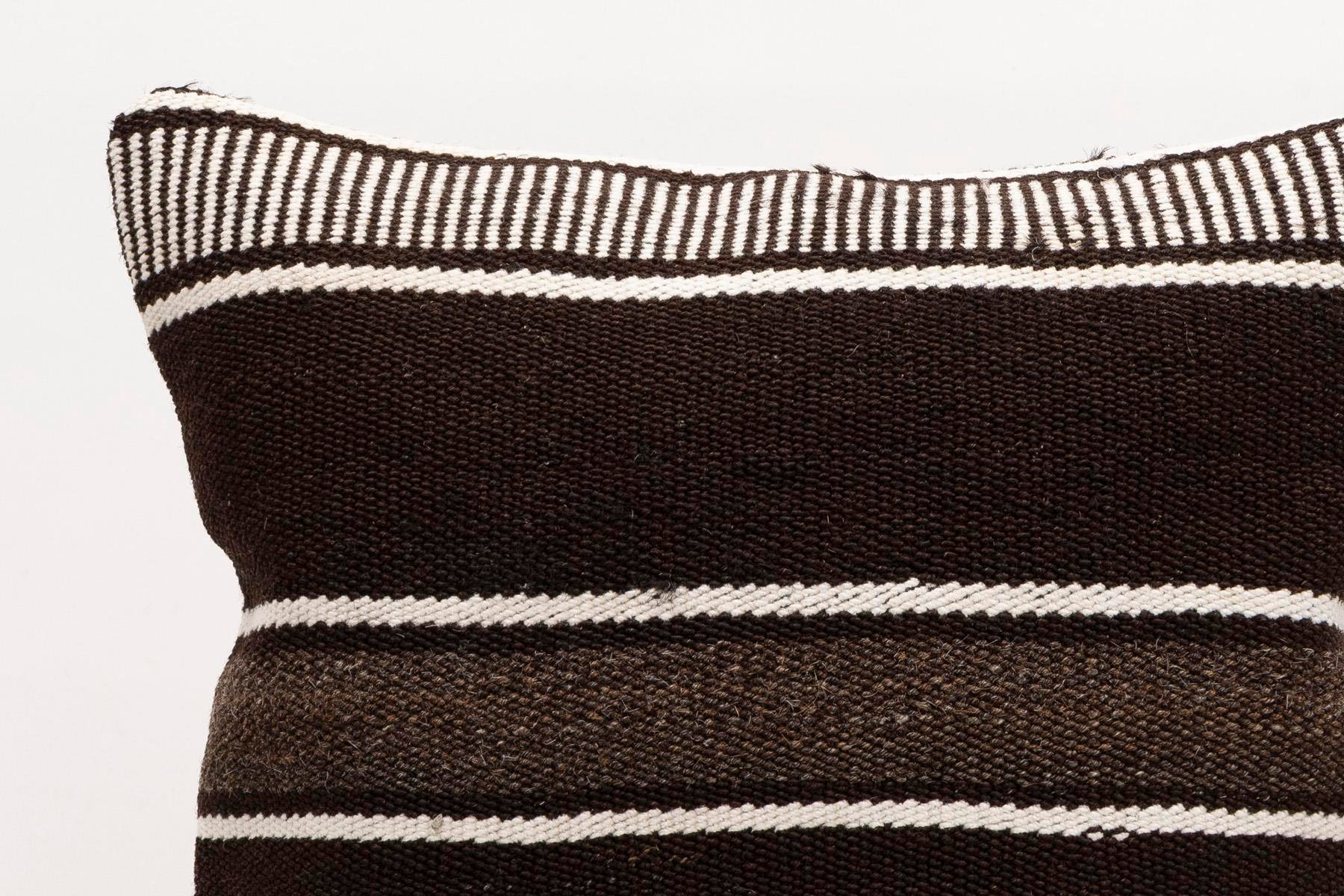 16x16 inches (40x40 cm) Kilim Pillow | KILIM WHOLESALE - Vintage Handmade Pillows - Vintage Handmade Kilim Rugs - It is 100% wool. Artistic and historical rugs. Old handwoven rugs. - Online hand woven rugs and kilim cushions sales. Shipping to a