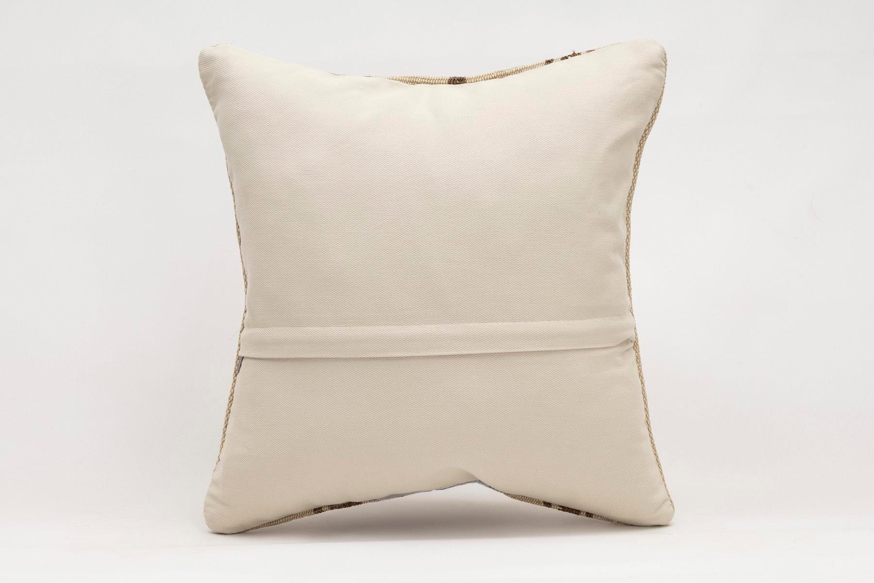 16x16 inches (40x40 cm) Kilim Pillow | KILIM WHOLESALE - Vintage Handmade Pillows - Vintage Handmade Kilim Rugs - It is 100% wool. Artistic and historical rugs. Old handwoven rugs. - Online hand woven rugs and kilim cushions sales. Shipping to a