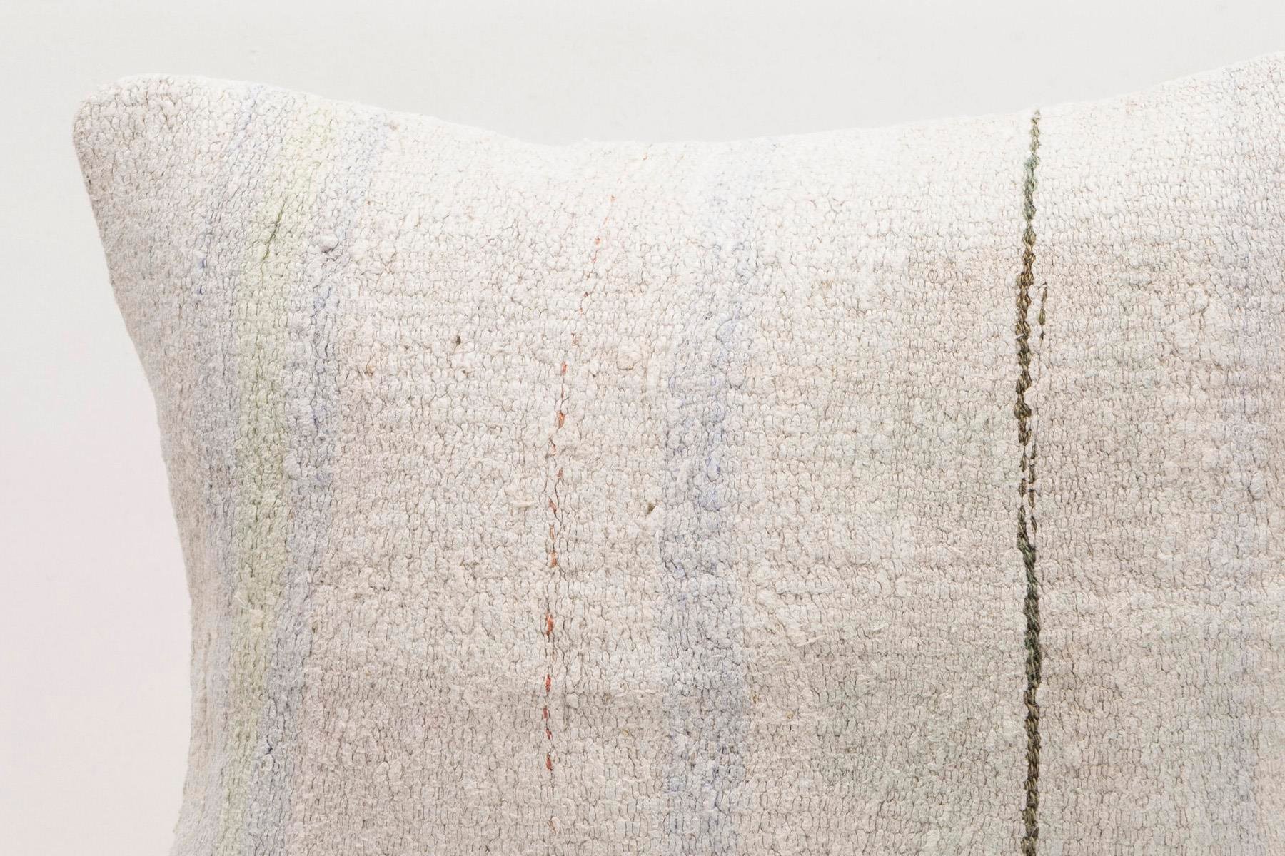 16x16 inches (40x40 cm) Kilim Pillow | KILIM WHOLESALE - Vintage Handmade Pillows - Vintage Handmade Kilim Rugs - It is 100% wool. Artistic and historical rugs. Old handwoven rugs. - Online hand woven rugs and kilim cushions sales. Shipping to a