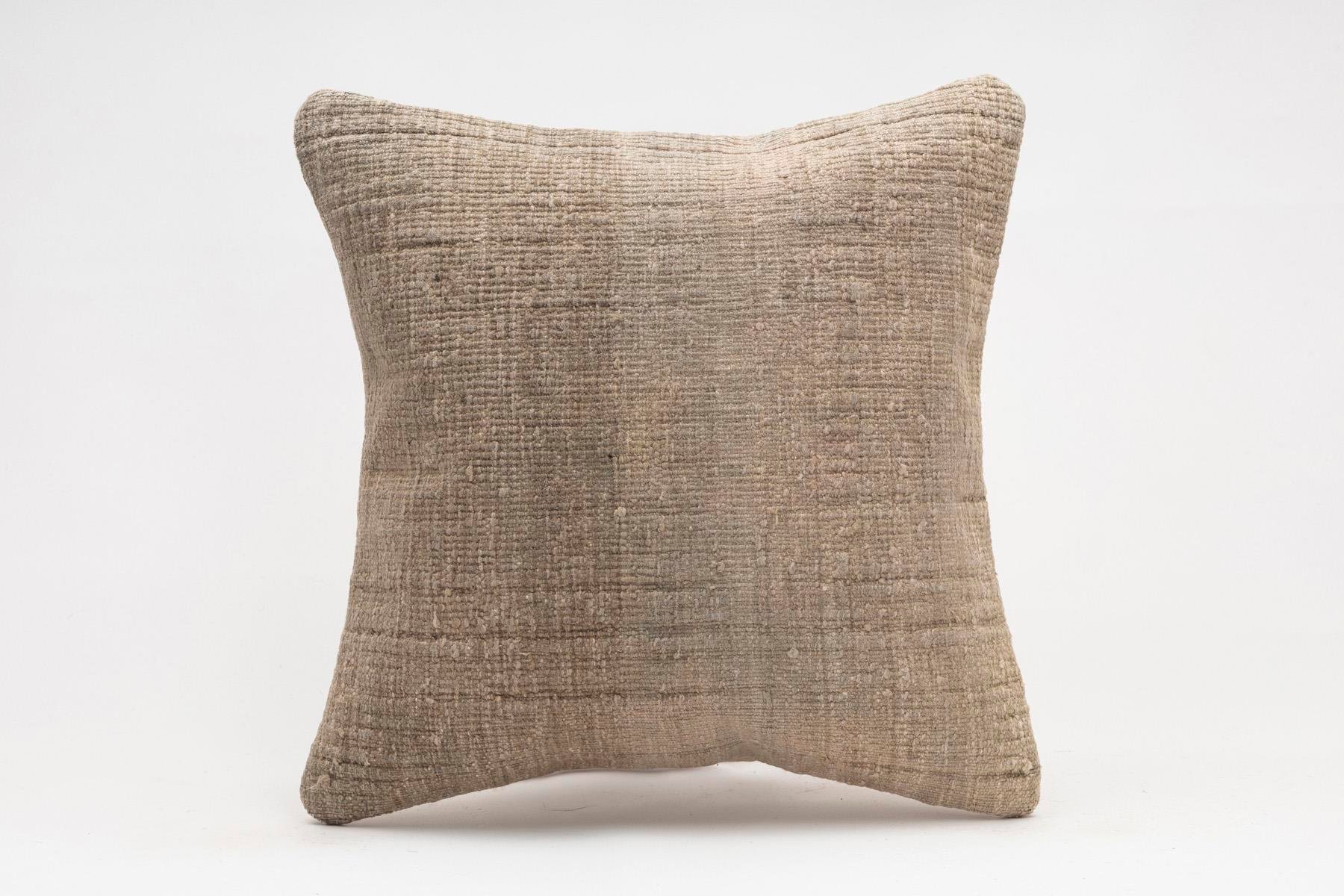 16x16 inches (40x40 cm) Kilim Pillow | KILIM WHOLESALE - Vintage Handmade Pillows - Vintage Handmade Kilim Rugs - It is 100% wool. Artistic and historical rugs. Old handwoven rugs. - Online hand woven rugs and kilim cushions sales. Shipping to a