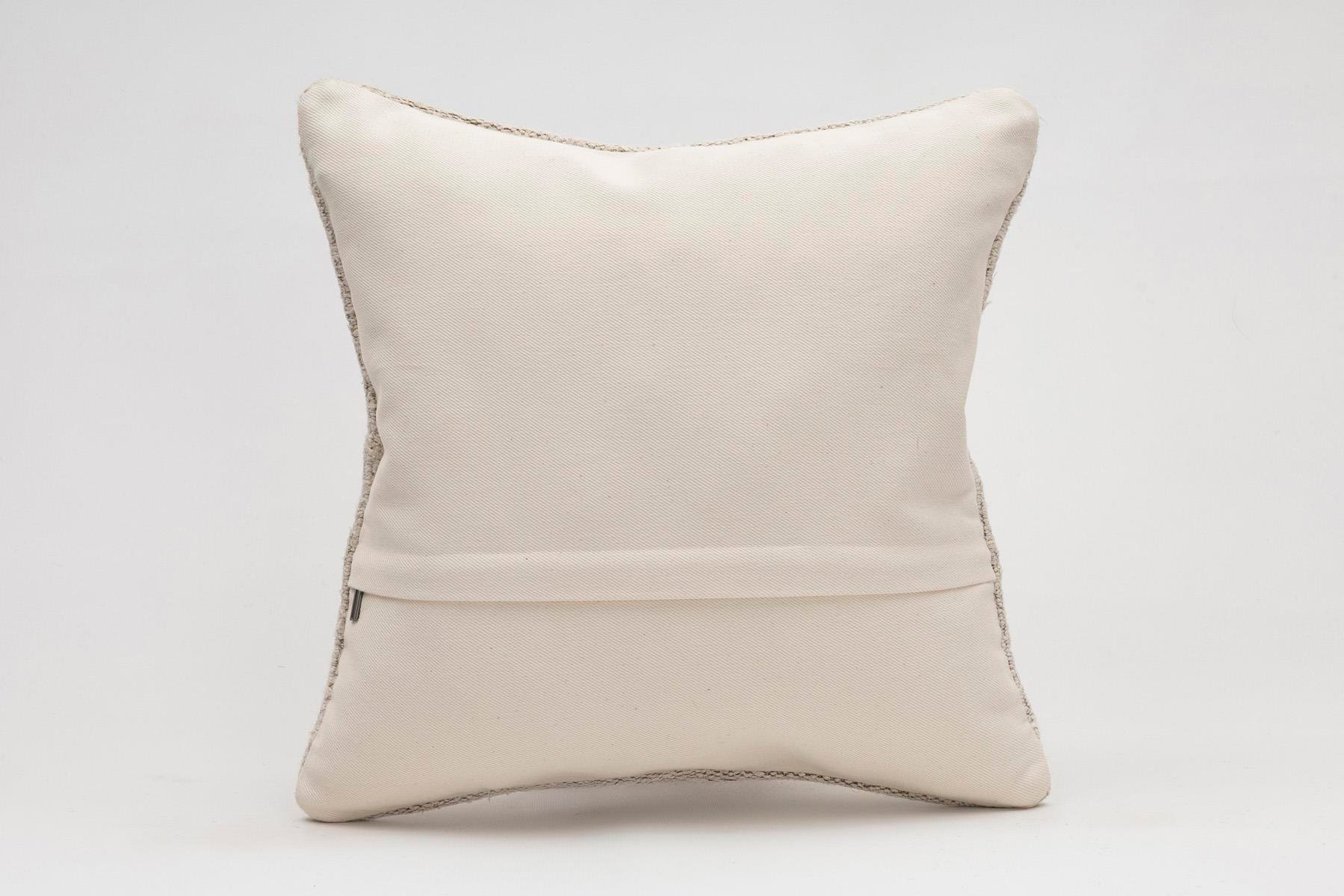 16x16 inches (40x40 cm) Kilim Pillow | KILIM WHOLESALE - Vintage Handmade Pillows - Vintage Handmade Kilim Rugs - It is 100% wool. Artistic and historical rugs. Old handwoven rugs. - Online hand woven rugs and kilim cushions sales. Shipping to a