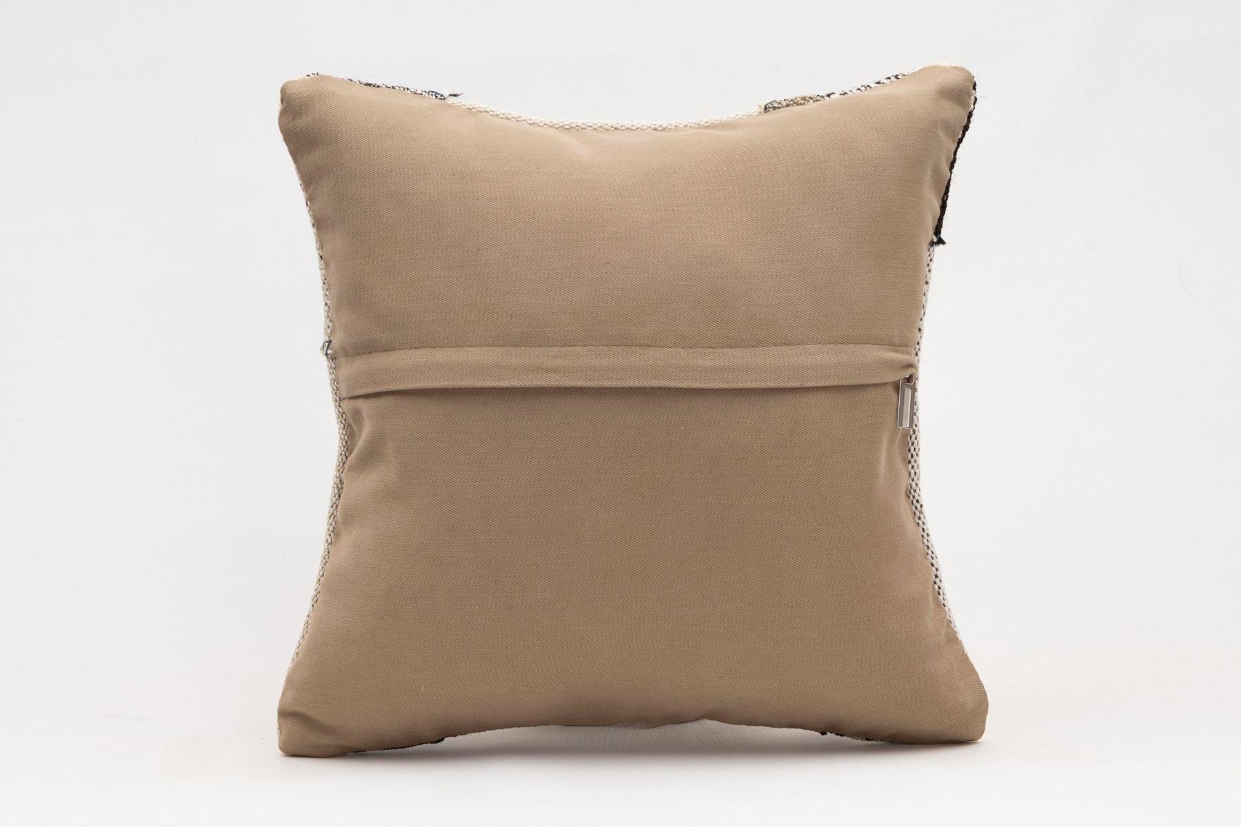 16x16 inches (40x40 cm) Kilim Pillow | KILIM WHOLESALE - Vintage Handmade Pillows - Vintage Handmade Kilim Rugs - It is 100% wool. Artistic and historical rugs. Old handwoven rugs. - Online hand woven rugs and kilim cushions sales. Shipping to a