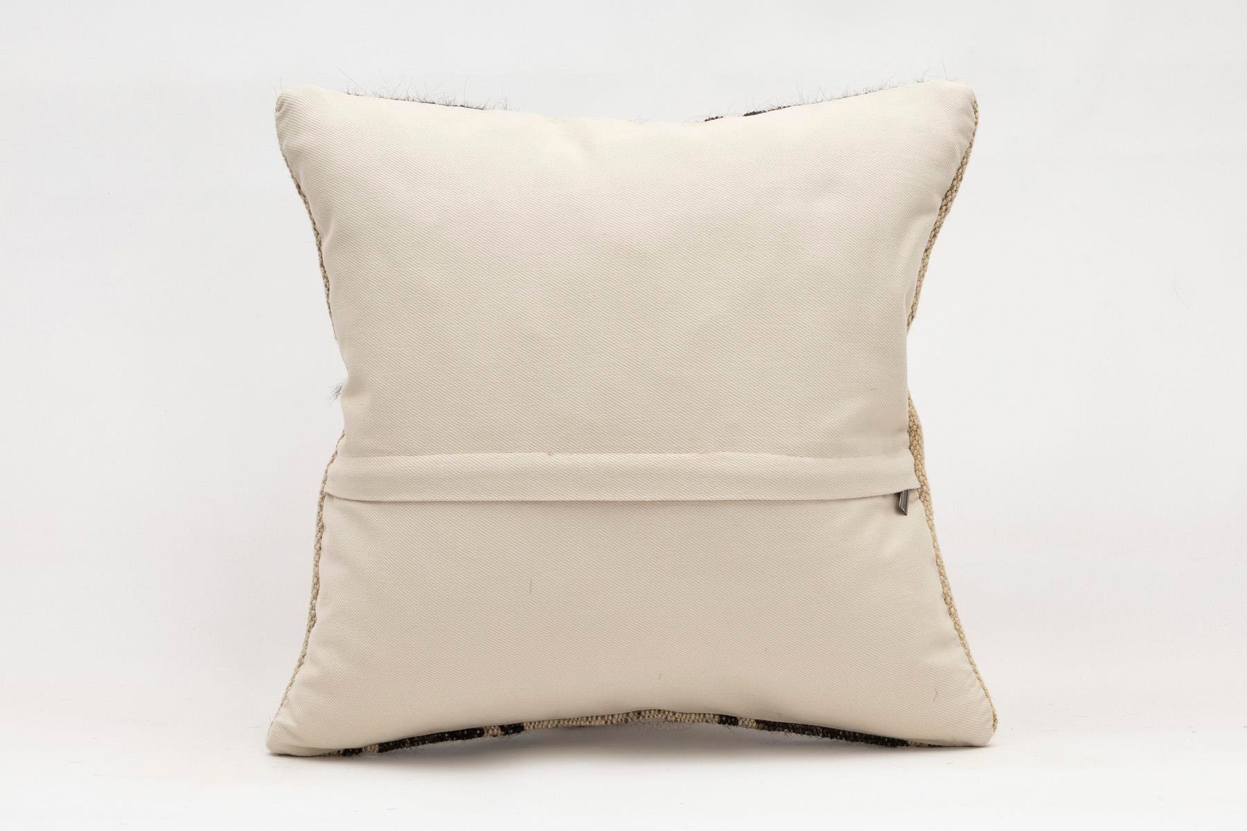 16x16 inches (40x40 cm) Kilim Pillow | KILIM WHOLESALE - Vintage Handmade Pillows - Vintage Handmade Kilim Rugs - It is 100% wool. Artistic and historical rugs. Old handwoven rugs. - Online hand woven rugs and kilim cushions sales. Shipping to a