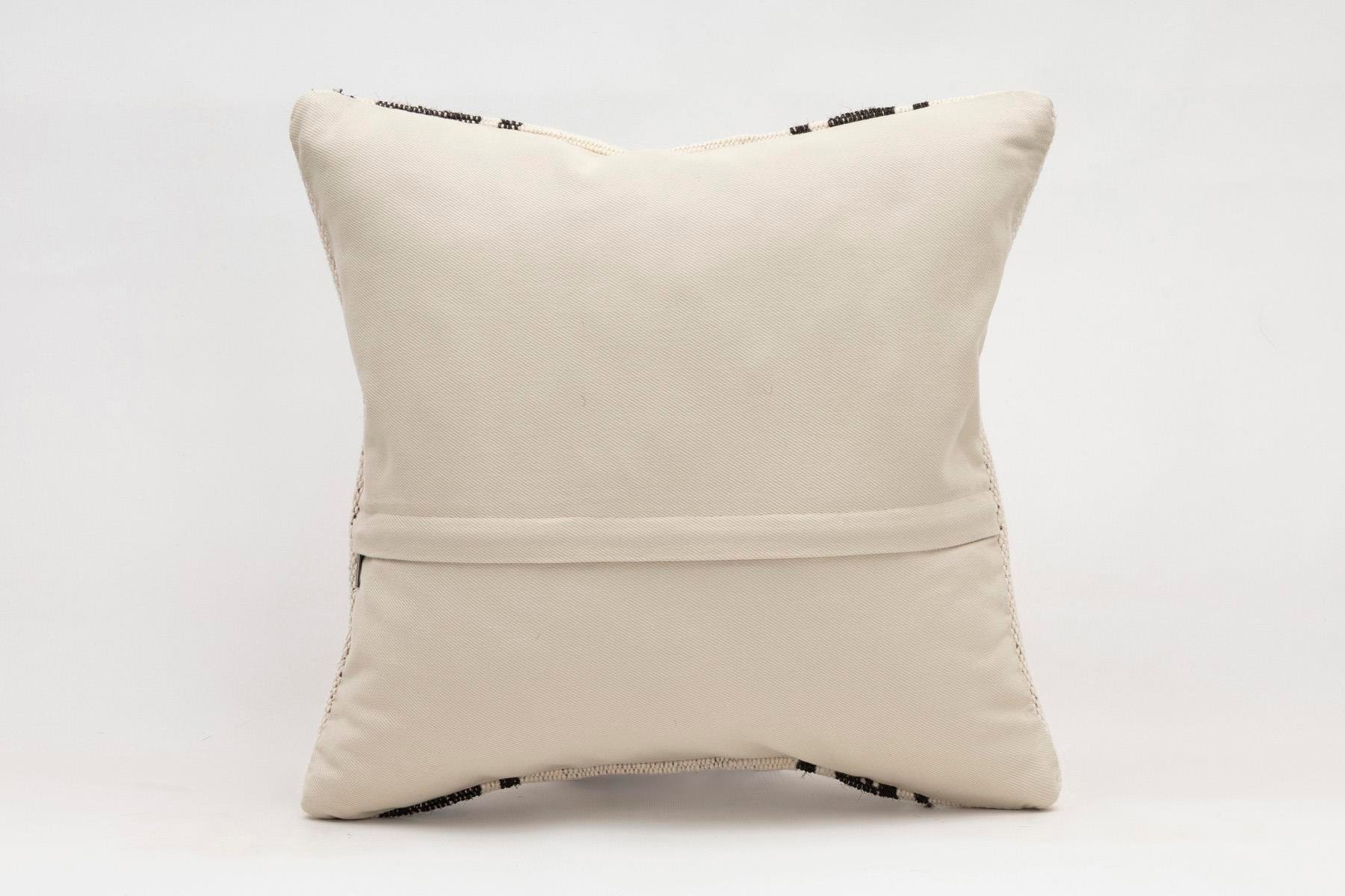 16x16 inches (40x40 cm) Kilim Pillow | KILIM WHOLESALE - Vintage Handmade Pillows - Vintage Handmade Kilim Rugs - It is 100% wool. Artistic and historical rugs. Old handwoven rugs. - Online hand woven rugs and kilim cushions sales. Shipping to a