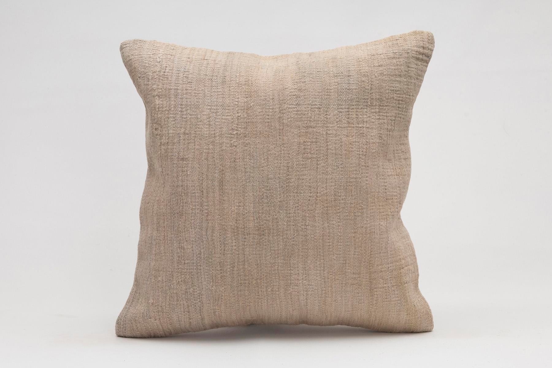 16x16 inches (40x40 cm) Kilim Pillow | KILIM WHOLESALE - Vintage Handmade Pillows - Vintage Handmade Kilim Rugs - It is 100% wool. Artistic and historical rugs. Old handwoven rugs. - Online hand woven rugs and kilim cushions sales. Shipping to a