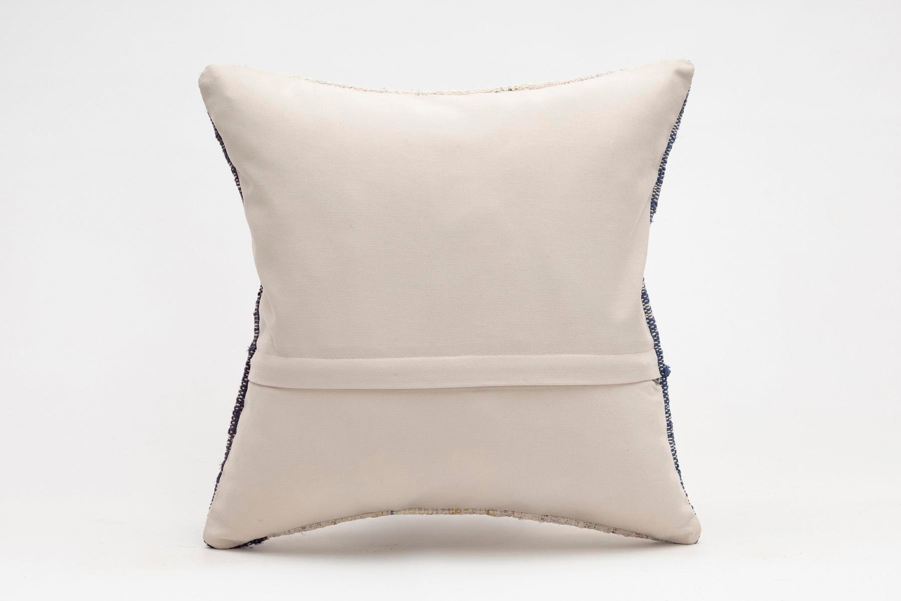 16x16 inches (40x40 cm) Kilim Pillow | KILIM WHOLESALE - Vintage Handmade Pillows - Vintage Handmade Kilim Rugs - It is 100% wool. Artistic and historical rugs. Old handwoven rugs. - Online hand woven rugs and kilim cushions sales. Shipping to a