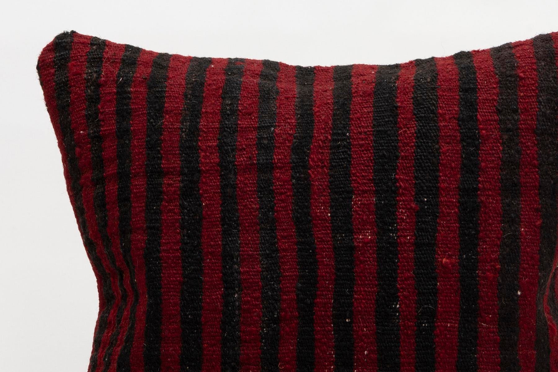 16x16 inches (40x40 cm) Kilim Pillow | KILIM WHOLESALE - Vintage Handmade Pillows - Vintage Handmade Kilim Rugs - It is 100% wool. Artistic and historical rugs. Old handwoven rugs. - Online hand woven rugs and kilim cushions sales. Shipping to a