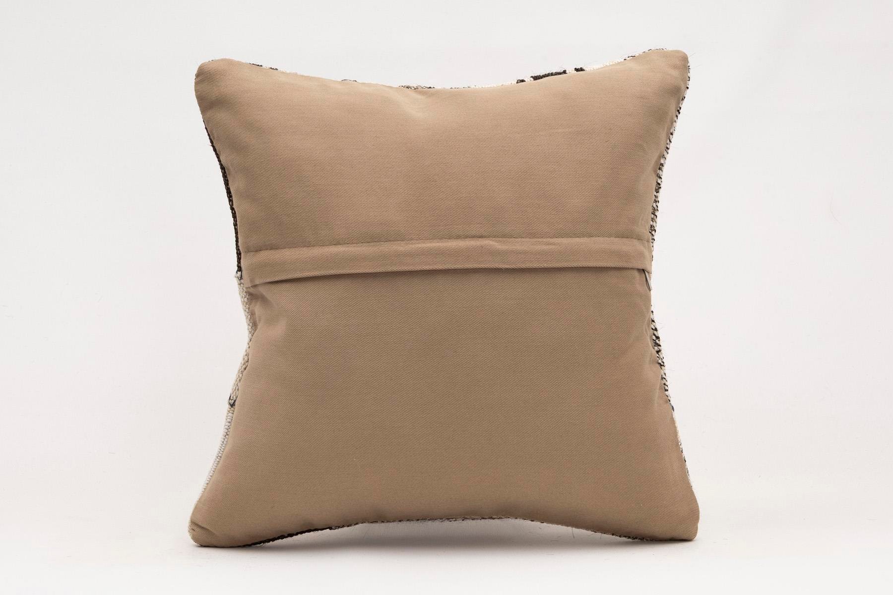 16x16 inches (40x40 cm) Kilim Pillow | KILIM WHOLESALE - Vintage Handmade Pillows - Vintage Handmade Kilim Rugs - It is 100% wool. Artistic and historical rugs. Old handwoven rugs. - Online hand woven rugs and kilim cushions sales. Shipping to a