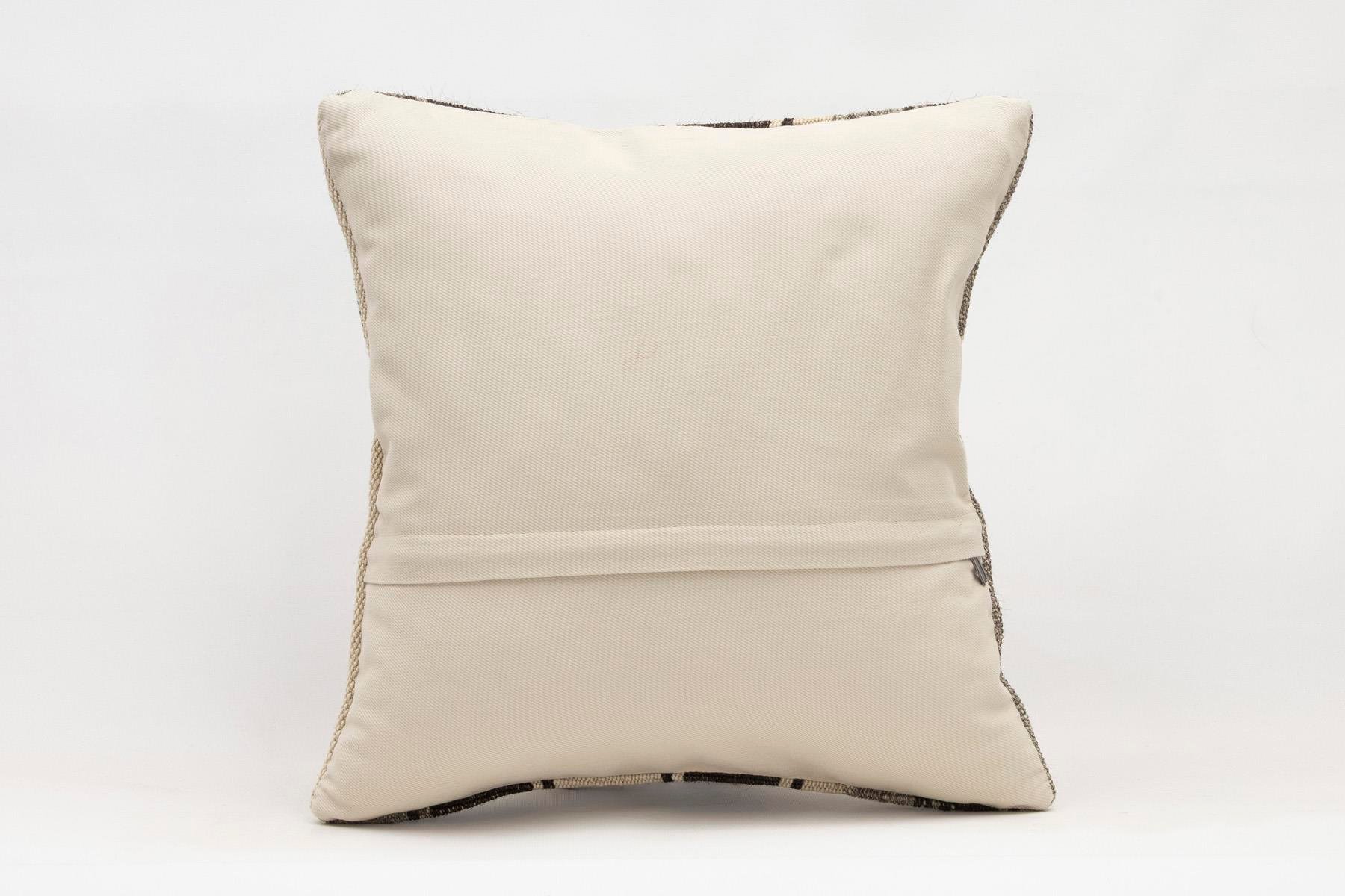 16x16 inches (40x40 cm) Kilim Pillow | KILIM WHOLESALE - Vintage Handmade Pillows - Vintage Handmade Kilim Rugs - It is 100% wool. Artistic and historical rugs. Old handwoven rugs. - Online hand woven rugs and kilim cushions sales. Shipping to a