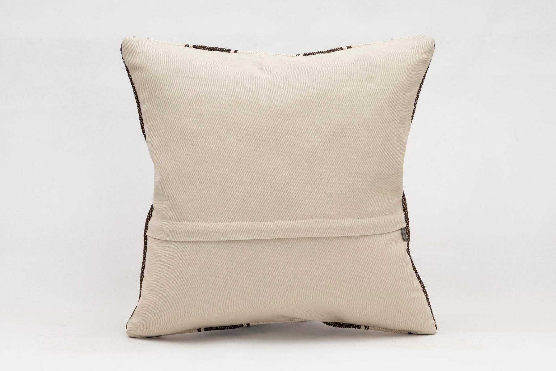 16x16 inches (40x40 cm) Kilim Pillow | KILIM WHOLESALE - Vintage Handmade Pillows - Vintage Handmade Kilim Rugs - It is 100% wool. Artistic and historical rugs. Old handwoven rugs. - Online hand woven rugs and kilim cushions sales. Shipping to a