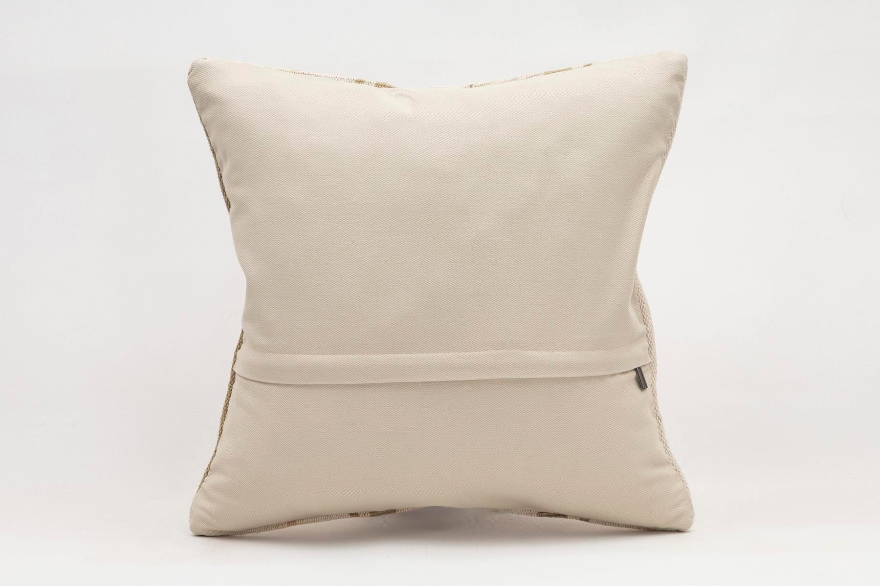 16x16 inches (40x40 cm) Kilim Pillow | KILIM WHOLESALE - Vintage Handmade Pillows - Vintage Handmade Kilim Rugs - It is 100% wool. Artistic and historical rugs. Old handwoven rugs. - Online hand woven rugs and kilim cushions sales. Shipping to a