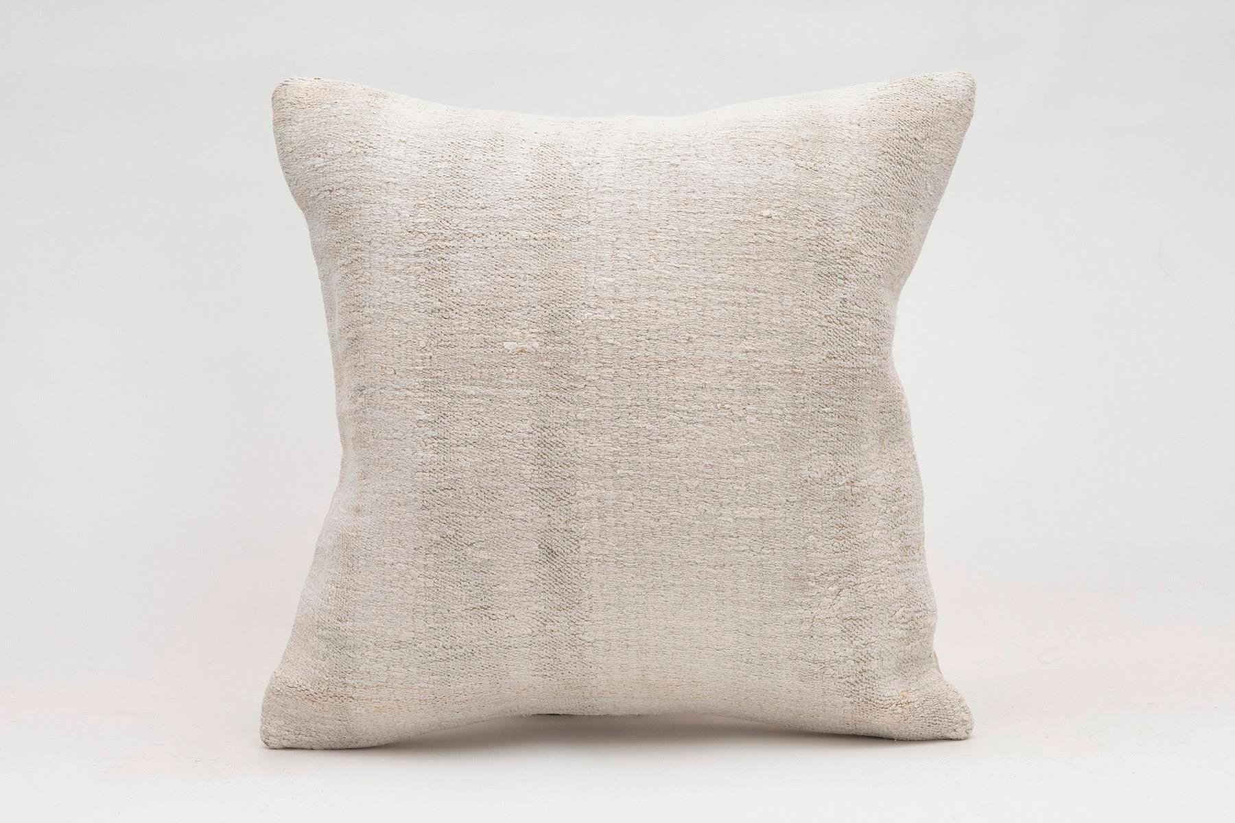 16x16 inches (40x40 cm) Kilim Pillow | KILIM WHOLESALE - Vintage Handmade Pillows - Vintage Handmade Kilim Rugs - It is 100% wool. Artistic and historical rugs. Old handwoven rugs. - Online hand woven rugs and kilim cushions sales. Shipping to a