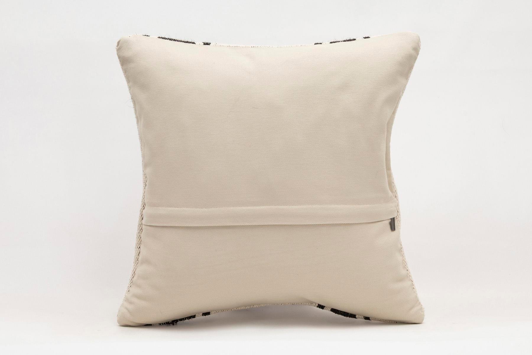 16x16 inches (40x40 cm) Kilim Pillow | KILIM WHOLESALE - Vintage Handmade Pillows - Vintage Handmade Kilim Rugs - It is 100% wool. Artistic and historical rugs. Old handwoven rugs. - Online hand woven rugs and kilim cushions sales. Shipping to a