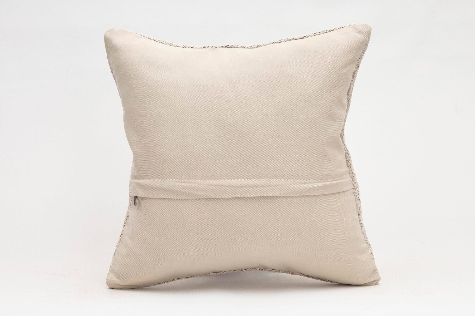 16x16 inches (40x40 cm) Kilim Pillow | KILIM WHOLESALE - Vintage Handmade Pillows - Vintage Handmade Kilim Rugs - It is 100% wool. Artistic and historical rugs. Old handwoven rugs. - Online hand woven rugs and kilim cushions sales. Shipping to a