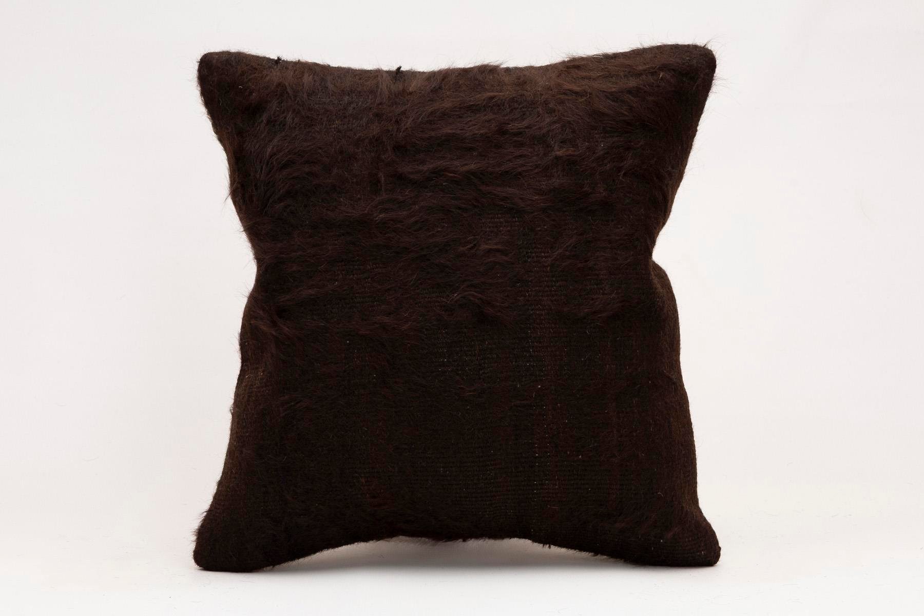 16x16 inches (40x40 cm) Kilim Pillow | KILIM WHOLESALE - Vintage Handmade Pillows - Vintage Handmade Kilim Rugs - It is 100% wool. Artistic and historical rugs. Old handwoven rugs. - Online hand woven rugs and kilim cushions sales. Shipping to a