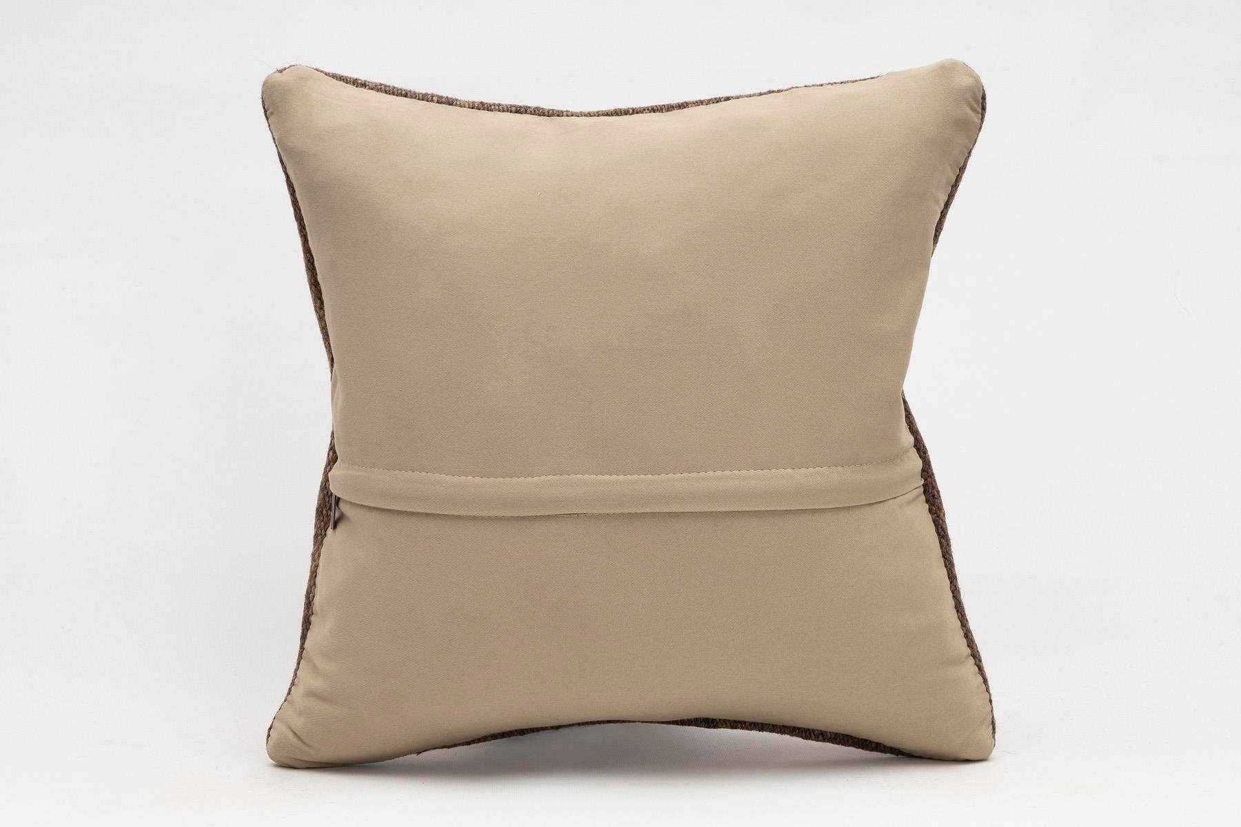 16x16 inches (40x40 cm) Kilim Pillow | KILIM WHOLESALE - Vintage Handmade Pillows - Vintage Handmade Kilim Rugs - It is 100% wool. Artistic and historical rugs. Old handwoven rugs. - Online hand woven rugs and kilim cushions sales. Shipping to a