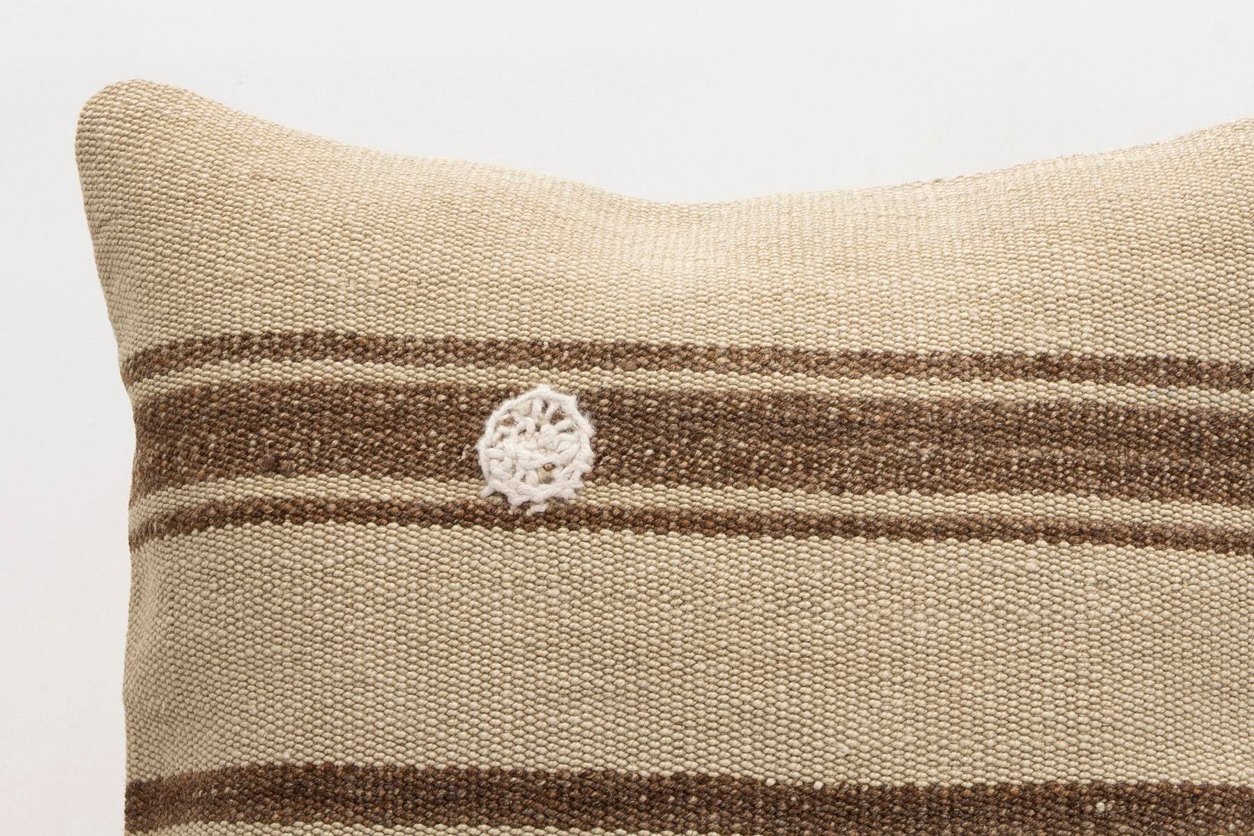 16x16 inches (40x40 cm) Kilim Pillow | KILIM WHOLESALE - Vintage Handmade Pillows - Vintage Handmade Kilim Rugs - It is 100% wool. Artistic and historical rugs. Old handwoven rugs. - Online hand woven rugs and kilim cushions sales. Shipping to a