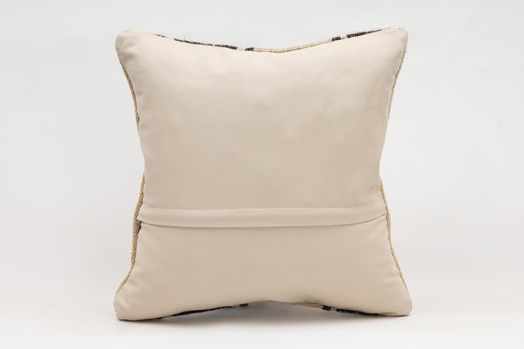 16x16 inches (40x40 cm) Kilim Pillow | KILIM WHOLESALE - Vintage Handmade Pillows - Vintage Handmade Kilim Rugs - It is 100% wool. Artistic and historical rugs. Old handwoven rugs. - Online hand woven rugs and kilim cushions sales. Shipping to a