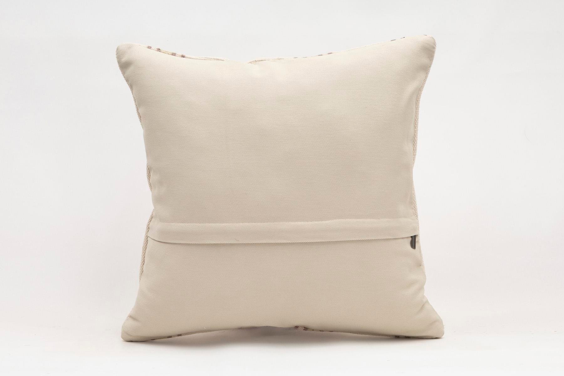 16x16 inches (40x40 cm) Kilim Pillow | KILIM WHOLESALE - Vintage Handmade Pillows - Vintage Handmade Kilim Rugs - It is 100% wool. Artistic and historical rugs. Old handwoven rugs. - Online hand woven rugs and kilim cushions sales. Shipping to a