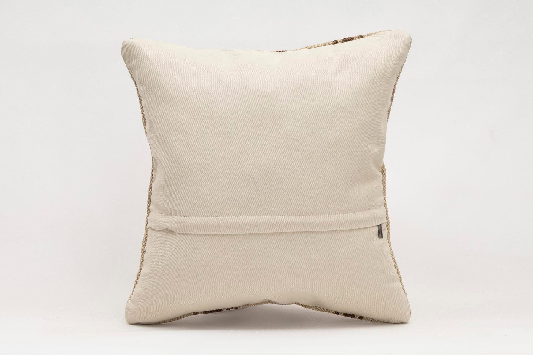 16x16 inches (40x40 cm) Kilim Pillow | KILIM WHOLESALE - Vintage Handmade Pillows - Vintage Handmade Kilim Rugs - It is 100% wool. Artistic and historical rugs. Old handwoven rugs. - Online hand woven rugs and kilim cushions sales. Shipping to a