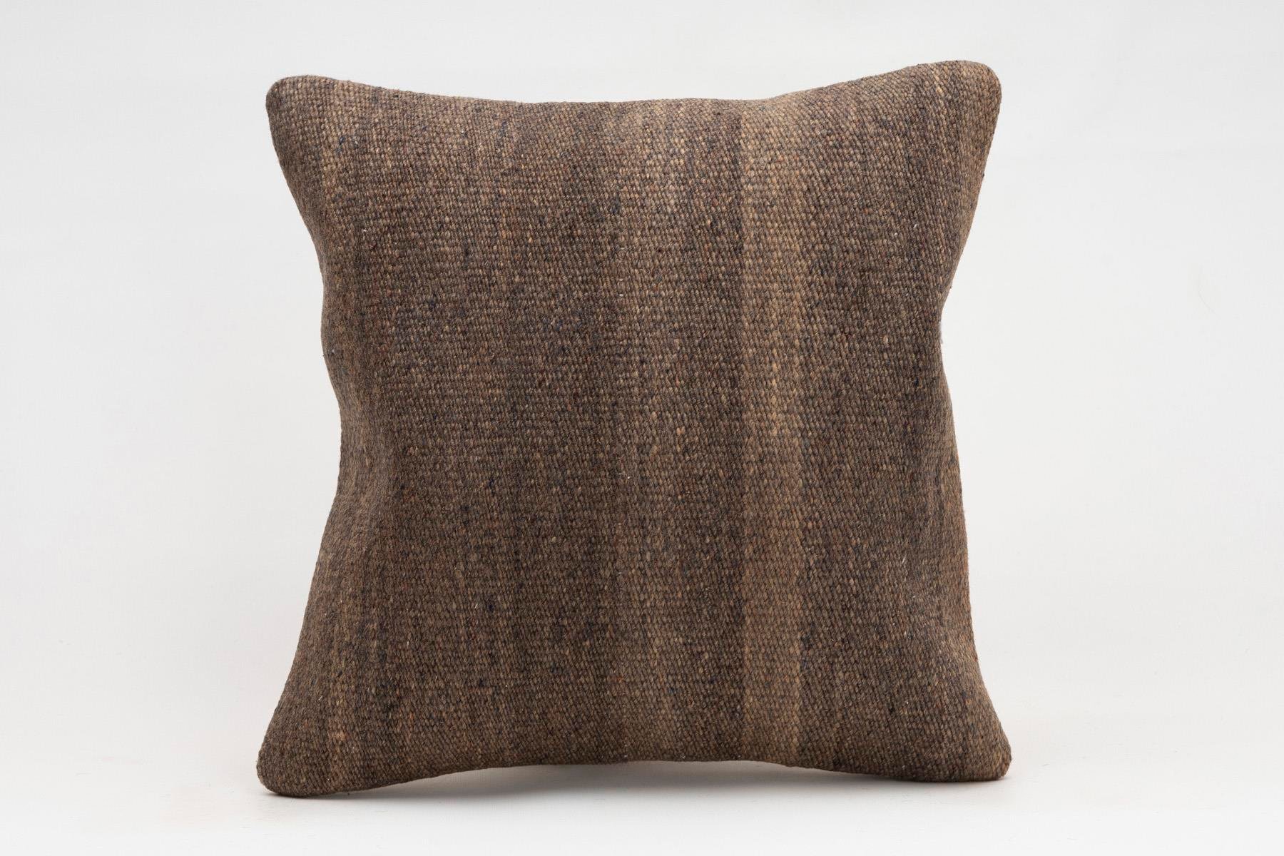 16x16 inches (40x40 cm) Kilim Pillow | KILIM WHOLESALE - Vintage Handmade Pillows - Vintage Handmade Kilim Rugs - It is 100% wool. Artistic and historical rugs. Old handwoven rugs. - Online hand woven rugs and kilim cushions sales. Shipping to a