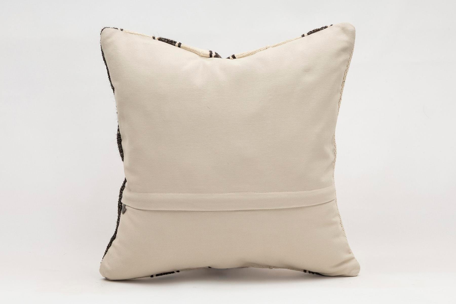 16x16 inches (40x40 cm) Kilim Pillow | KILIM WHOLESALE - Vintage Handmade Pillows - Vintage Handmade Kilim Rugs - It is 100% wool. Artistic and historical rugs. Old handwoven rugs. - Online hand woven rugs and kilim cushions sales. Shipping to a