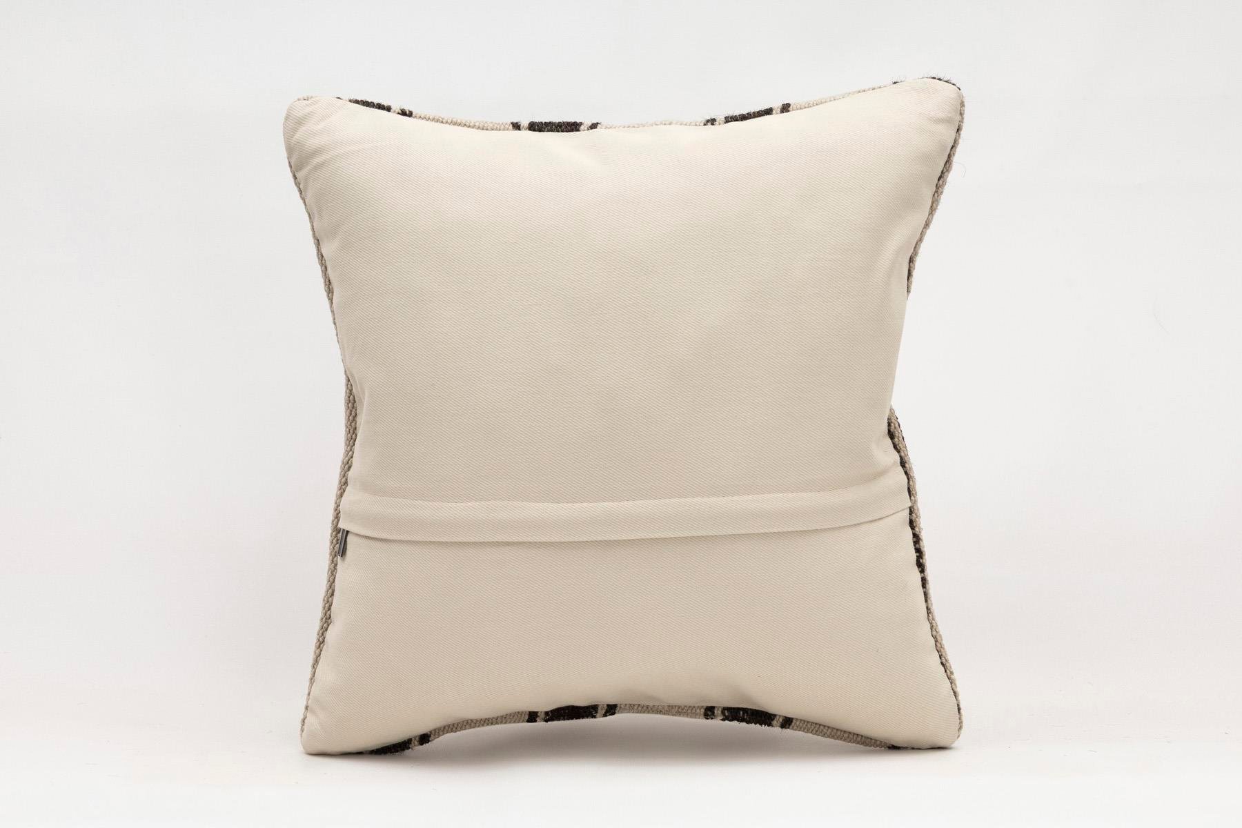 16x16 inches (40x40 cm) Kilim Pillow | KILIM WHOLESALE - Vintage Handmade Pillows - Vintage Handmade Kilim Rugs - It is 100% wool. Artistic and historical rugs. Old handwoven rugs. - Online hand woven rugs and kilim cushions sales. Shipping to a