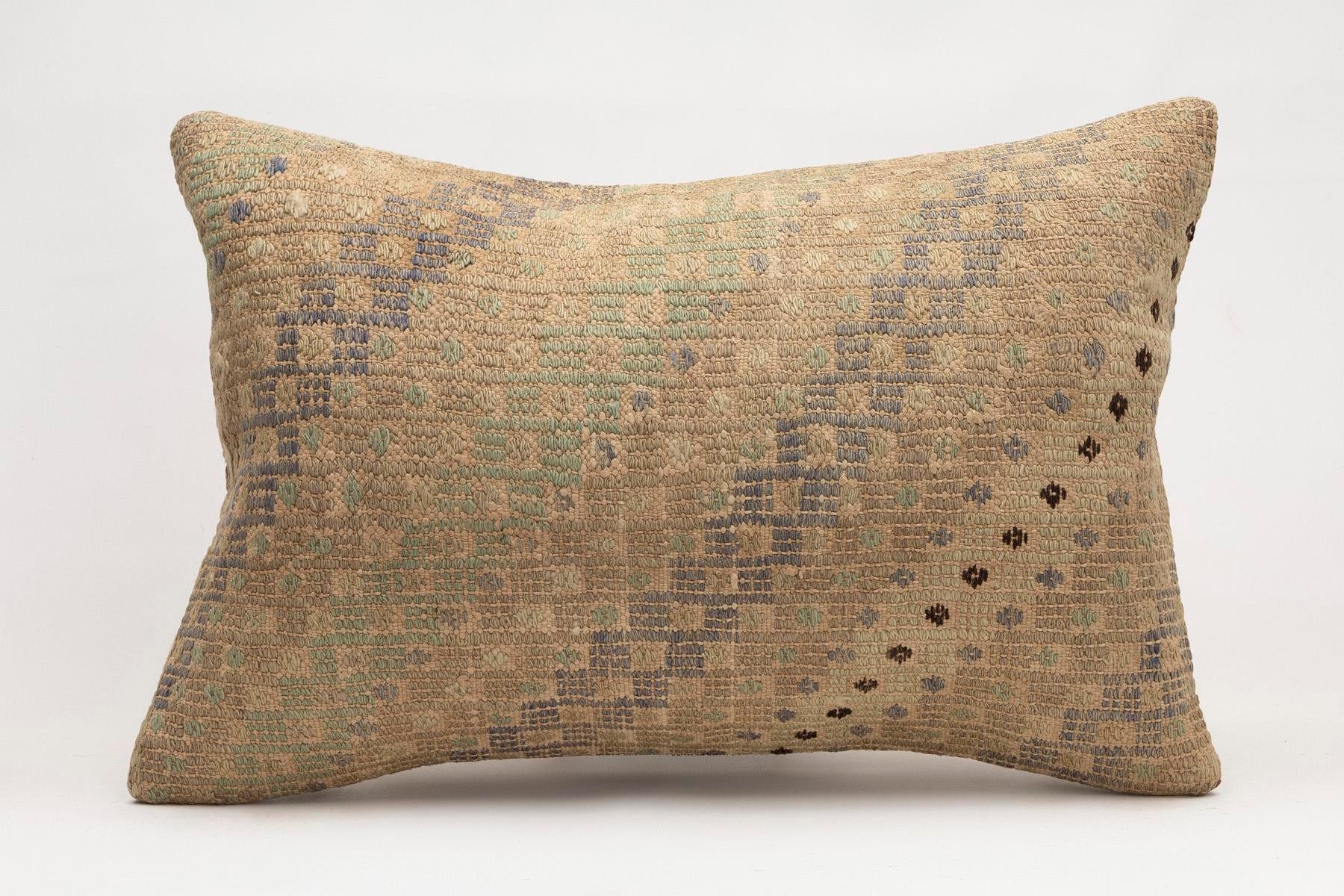 16x24 inches (40x60 cm) Kilim Pillow | KILIM WHOLESALE - Vintage Handmade Pillows - Vintage Handmade Kilim Rugs - It is 100% wool. Artistic and historical rugs. Old handwoven rugs. - Online hand woven rugs and kilim cushions sales. Shipping to a