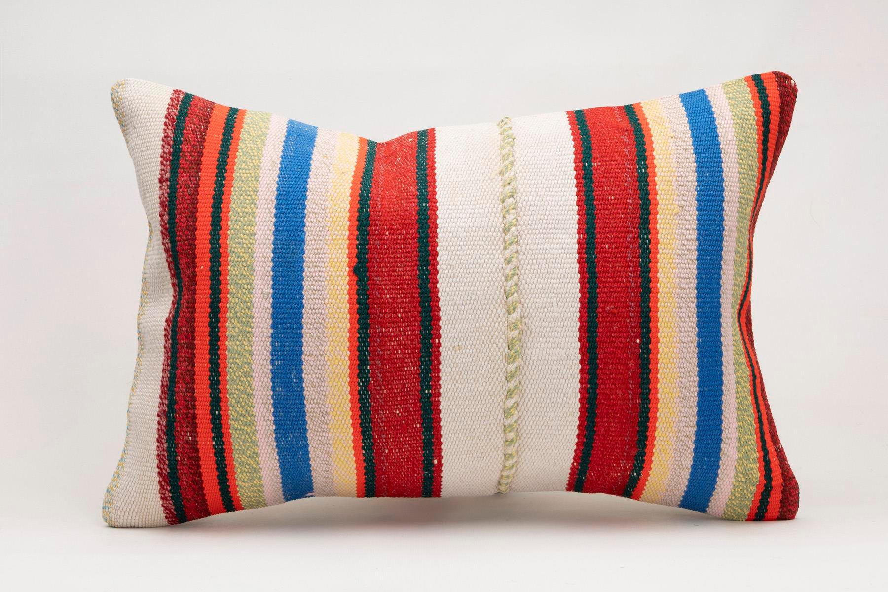 16x24 inches (40x60 cm) Kilim Pillow | KILIM WHOLESALE - Vintage Handmade Pillows - Vintage Handmade Kilim Rugs - It is 100% wool. Artistic and historical rugs. Old handwoven rugs. - Online hand woven rugs and kilim cushions sales. Shipping to a