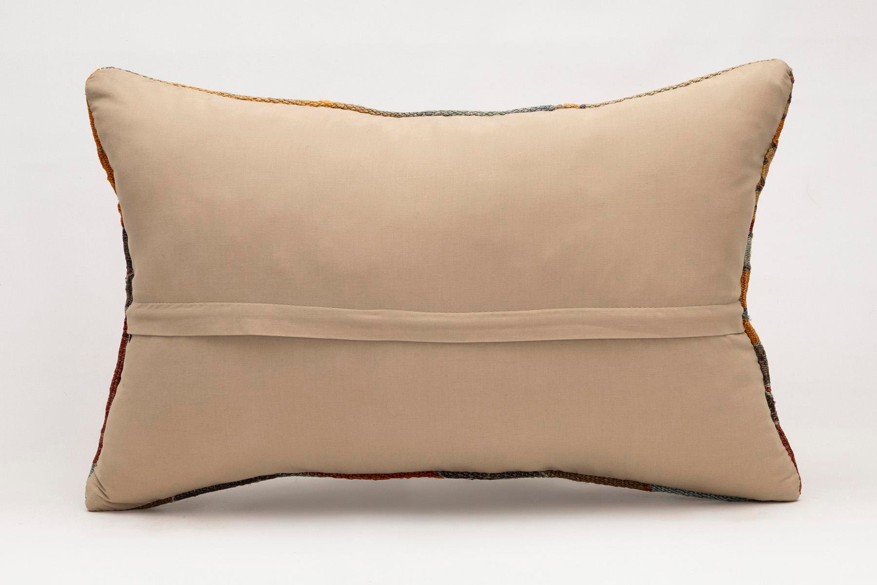 16x24 inches (40x60 cm) Kilim Pillow | KILIM WHOLESALE - Vintage Handmade Pillows - Vintage Handmade Kilim Rugs - It is 100% wool. Artistic and historical rugs. Old handwoven rugs. - Online hand woven rugs and kilim cushions sales. Shipping to a