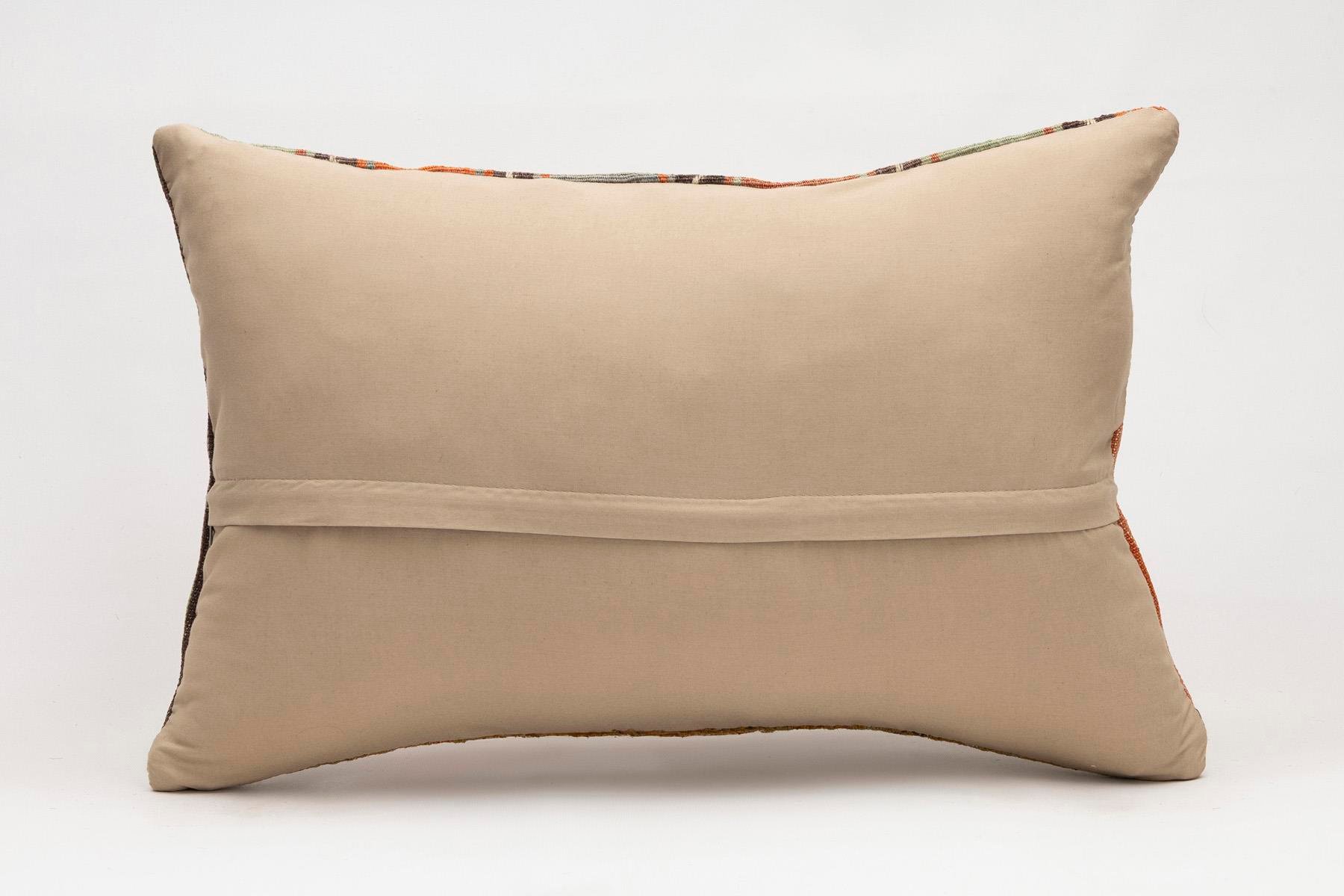 16x24 inches (40x60 cm) Kilim Pillow | KILIM WHOLESALE - Vintage Handmade Pillows - Vintage Handmade Kilim Rugs - It is 100% wool. Artistic and historical rugs. Old handwoven rugs. - Online hand woven rugs and kilim cushions sales. Shipping to a