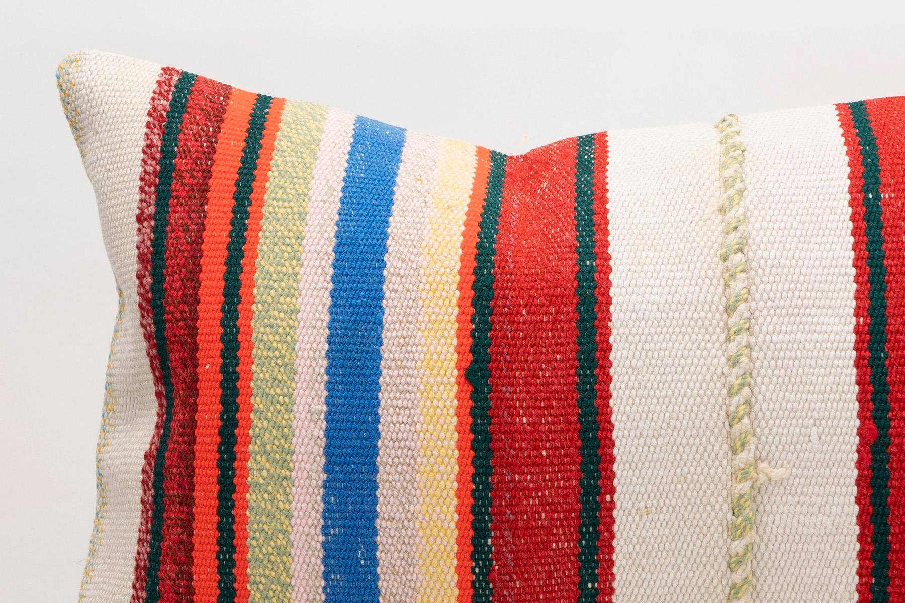 16x24 inches (40x60 cm) Kilim Pillow | KILIM WHOLESALE - Vintage Handmade Pillows - Vintage Handmade Kilim Rugs - It is 100% wool. Artistic and historical rugs. Old handwoven rugs. - Online hand woven rugs and kilim cushions sales. Shipping to a