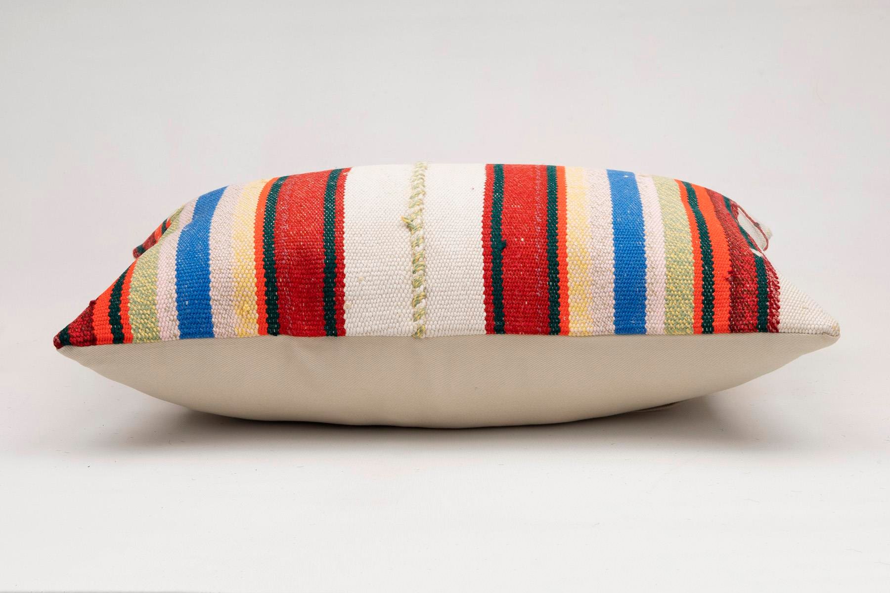 16x24 inches (40x60 cm) Kilim Pillow | KILIM WHOLESALE - Vintage Handmade Pillows - Vintage Handmade Kilim Rugs - It is 100% wool. Artistic and historical rugs. Old handwoven rugs. - Online hand woven rugs and kilim cushions sales. Shipping to a