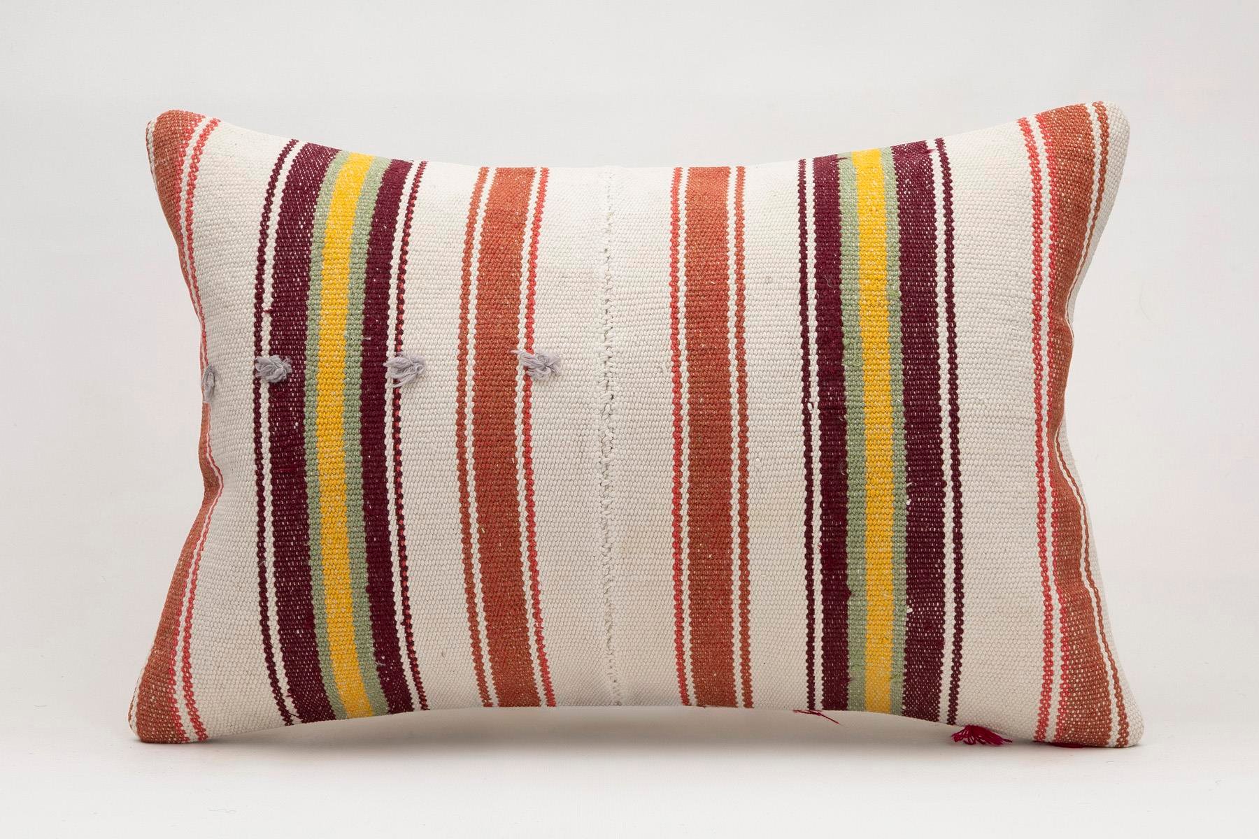16x24 inches (40x60 cm) Kilim Pillow | KILIM WHOLESALE - Vintage Handmade Pillows - Vintage Handmade Kilim Rugs - It is 100% wool. Artistic and historical rugs. Old handwoven rugs. - Online hand woven rugs and kilim cushions sales. Shipping to a